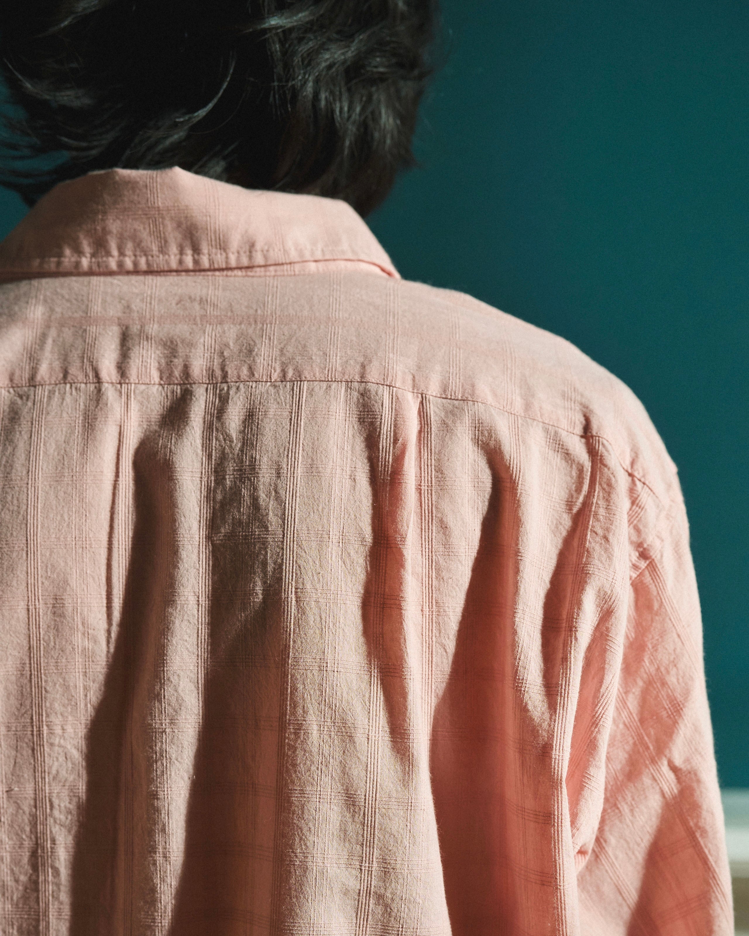 SHEER CHECK L/S SHIRTS – CAMPHOR WOOD - OFFICIAL ONLINE STORE