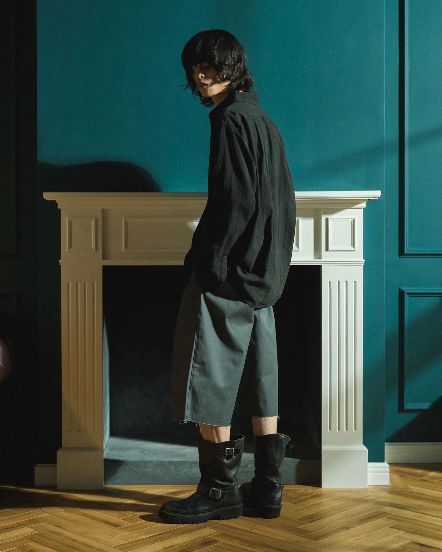 SHEER CHECK L/S SHIRTS