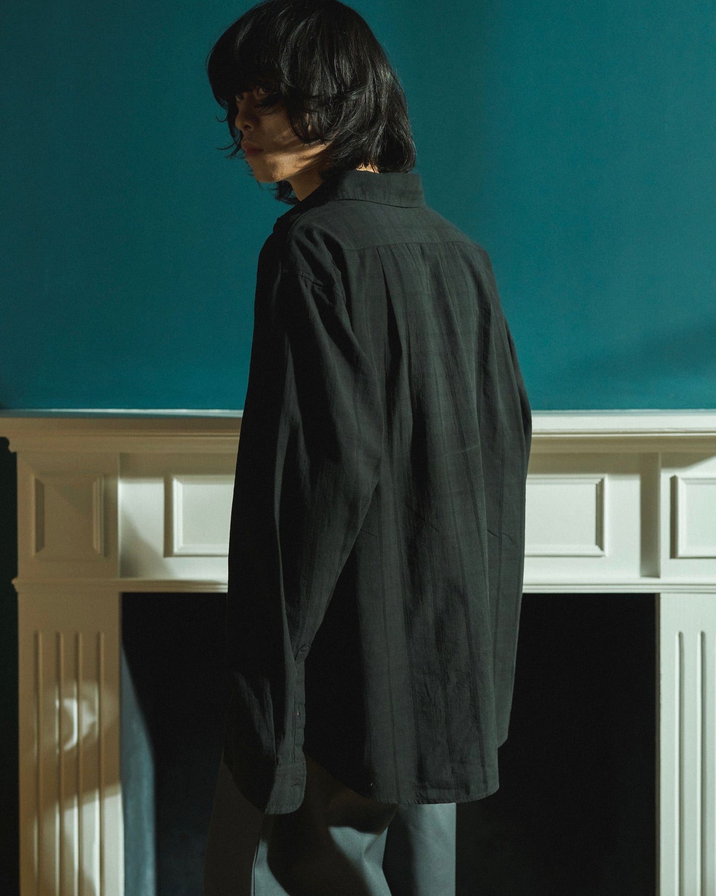 SHEER CHECK L/S SHIRTS