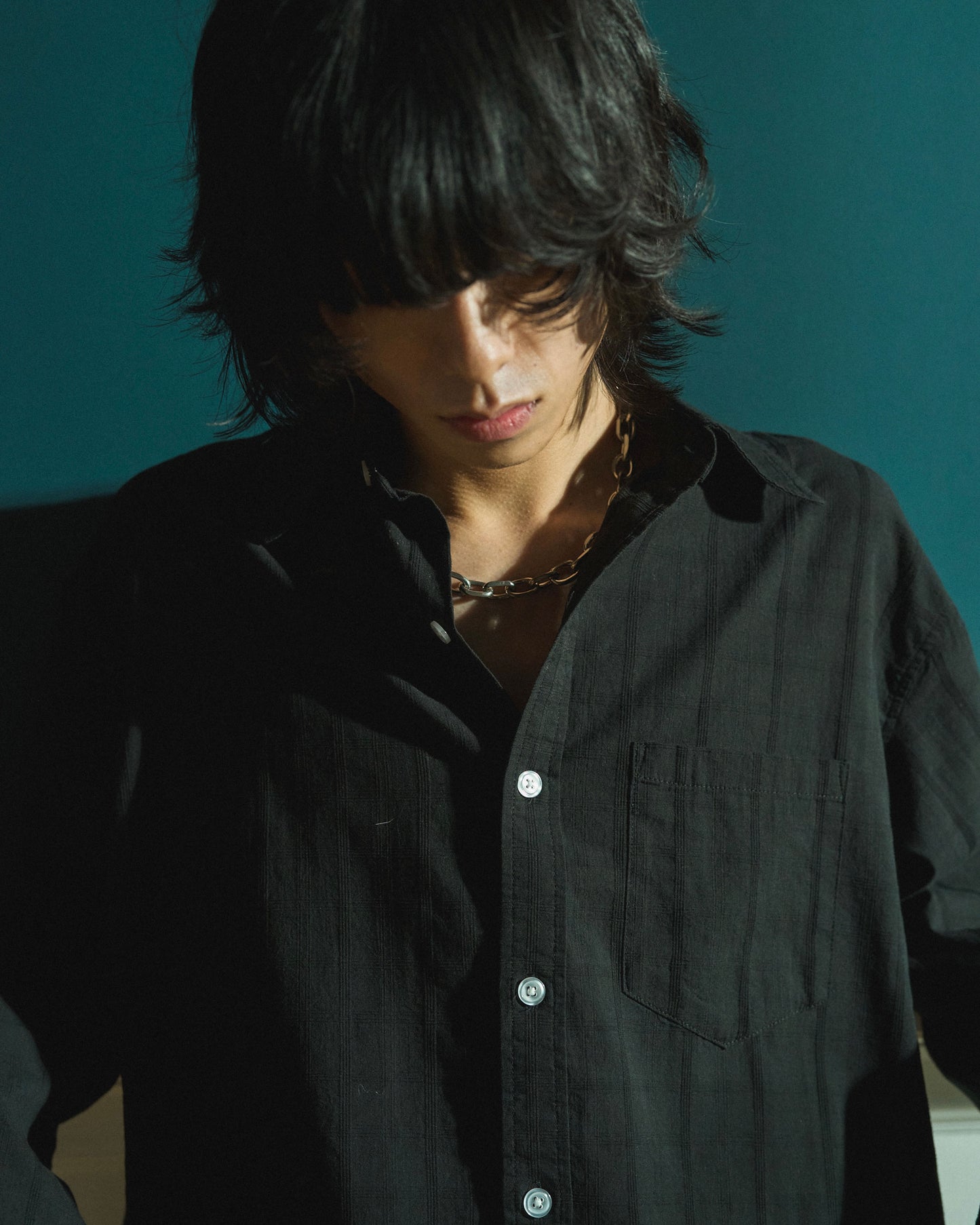 SHEER CHECK L/S SHIRTS