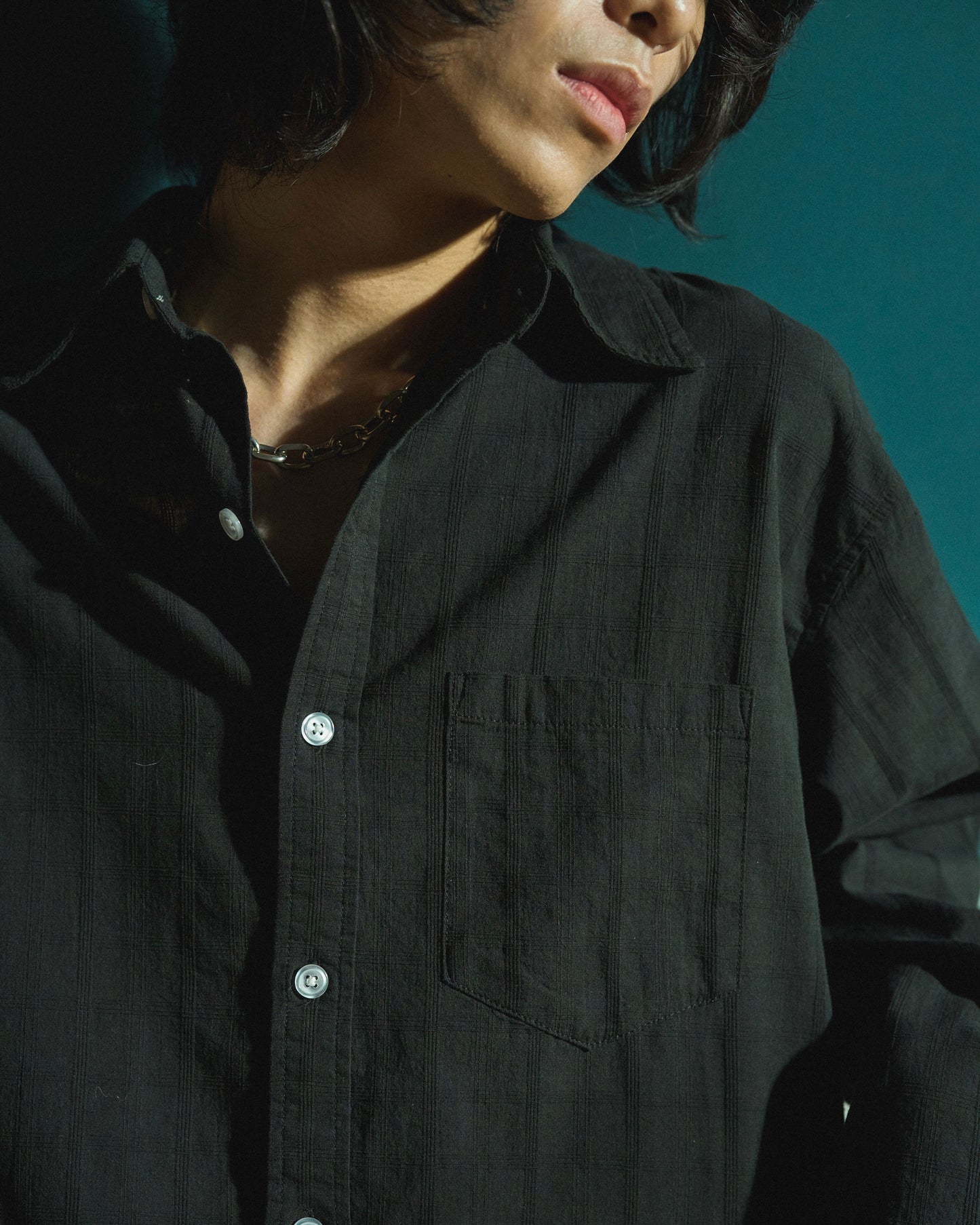 SHEER CHECK L/S SHIRTS