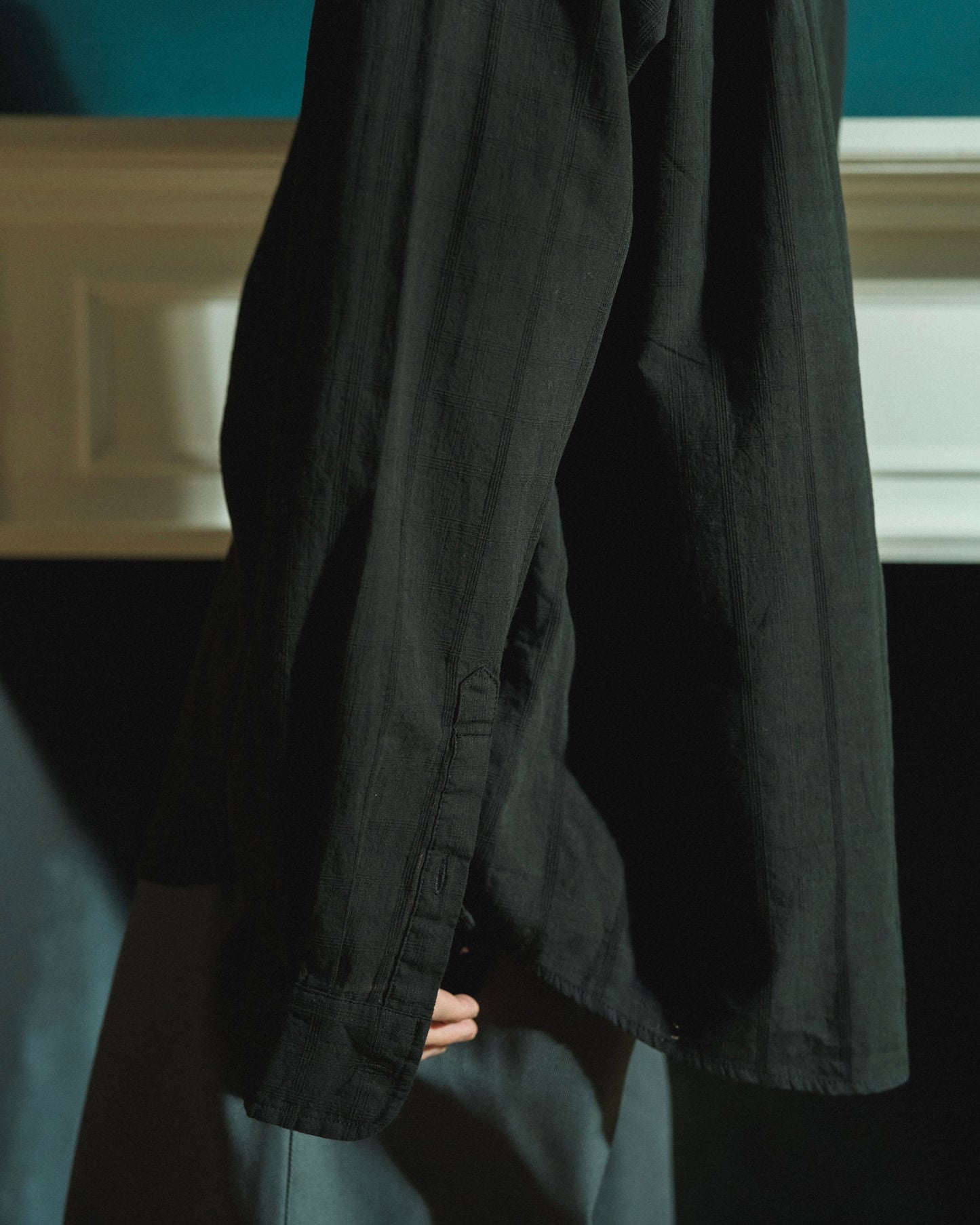 SHEER CHECK L/S SHIRTS