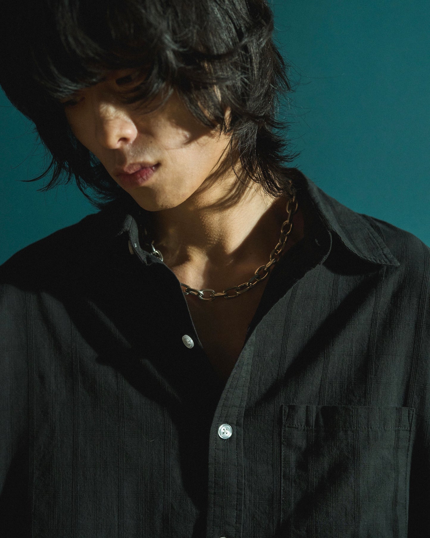 SHEER CHECK L/S SHIRTS