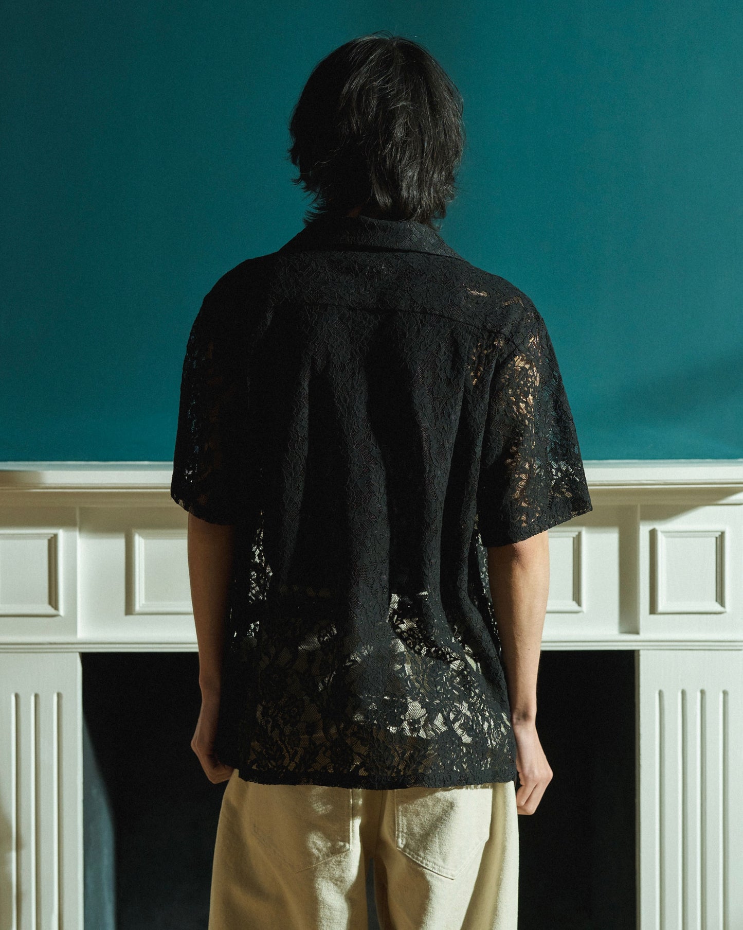 FLOWER BIJOU SHEER H/S SHIRTS