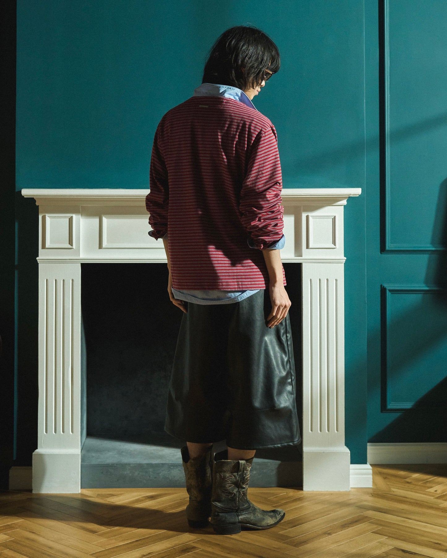 MULTI BORDER L/S TEE