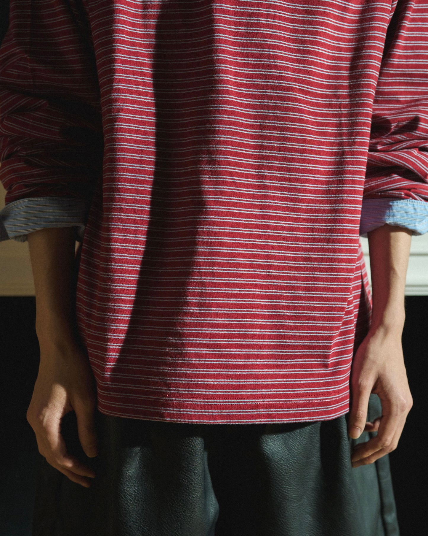 MULTI BORDER L/S TEE