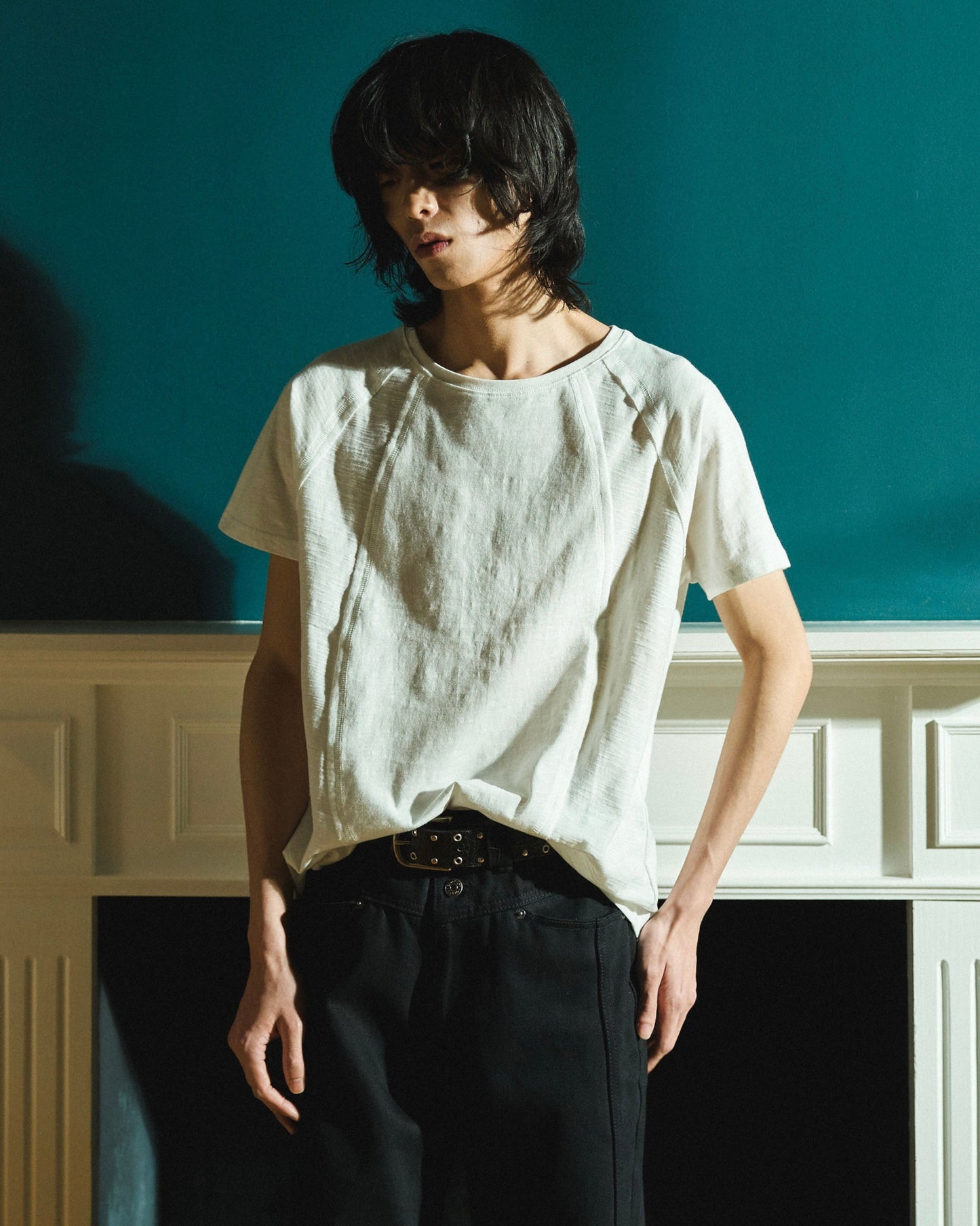 RAGLAN SEAM SLUB JUST TEE