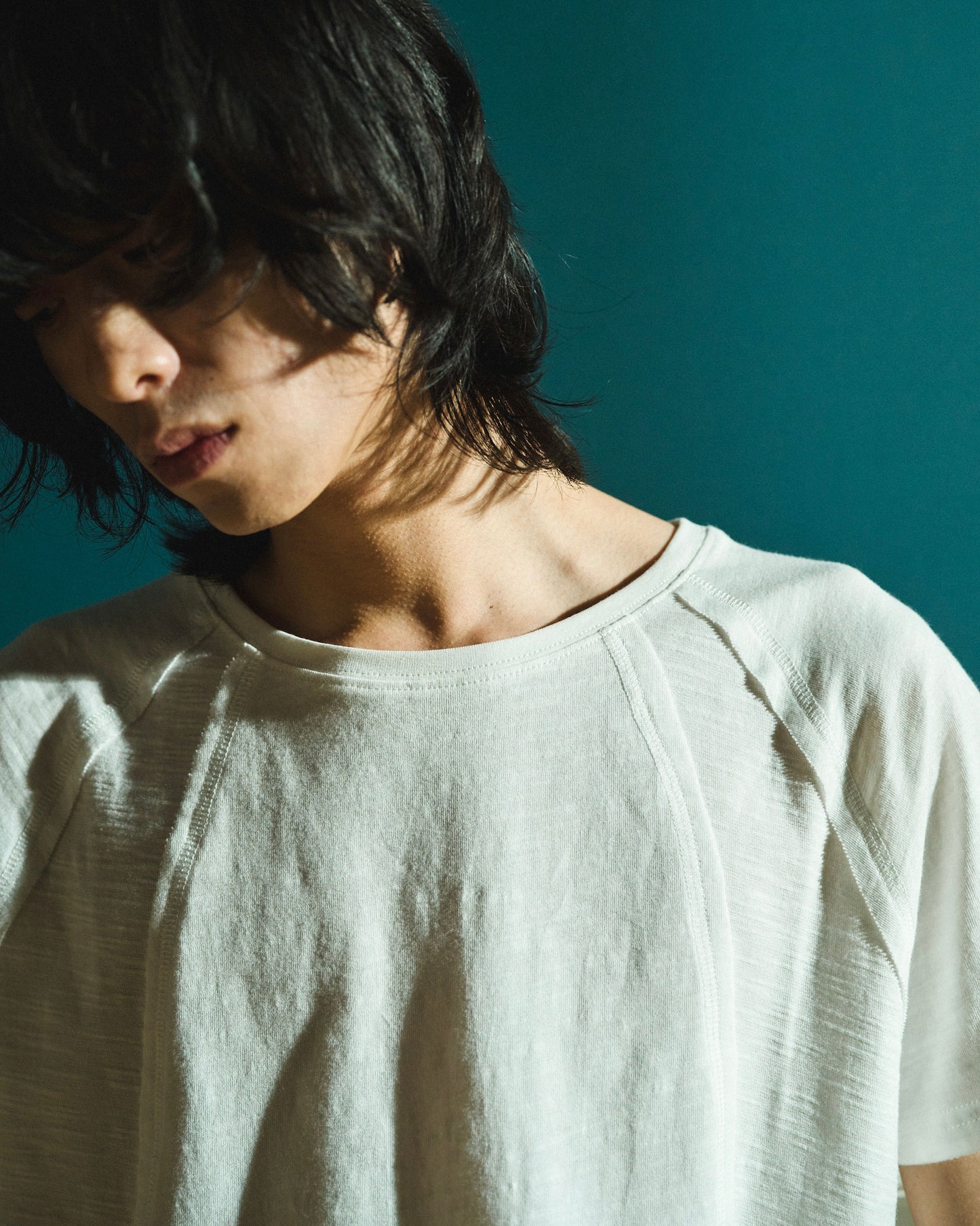 RAGLAN SEAM SLUB JUST TEE