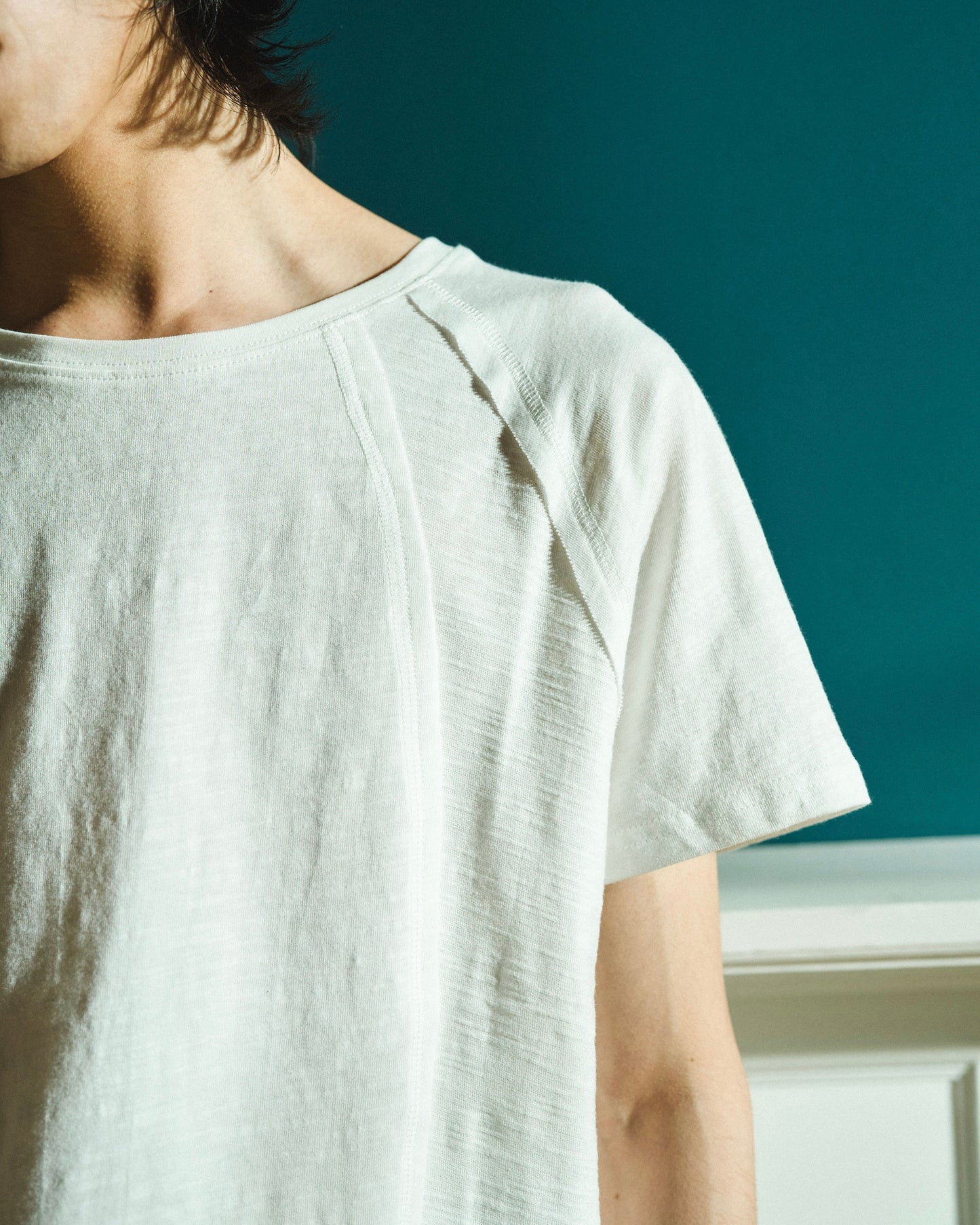RAGLAN SEAM SLUB JUST TEE