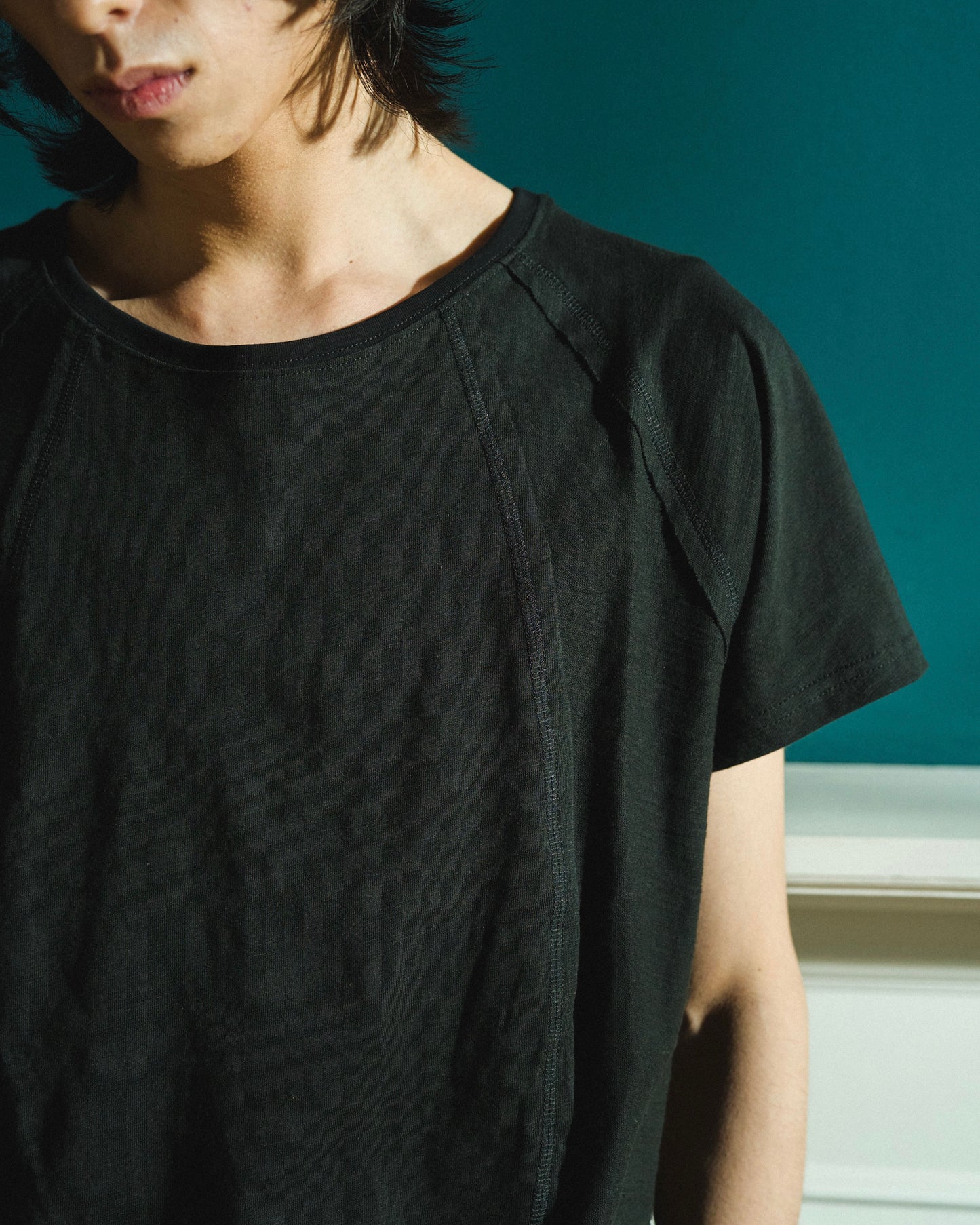 RAGLAN SEAM SLUB JUST TEE