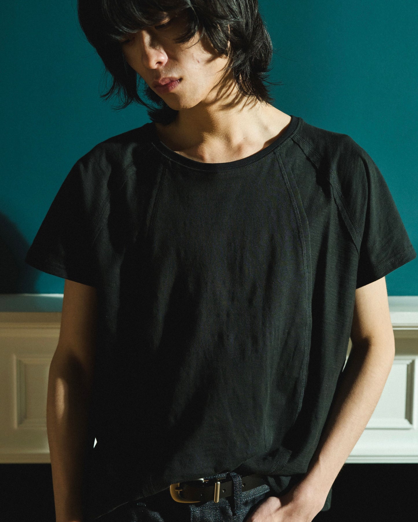 RAGLAN SEAM SLUB JUST TEE
