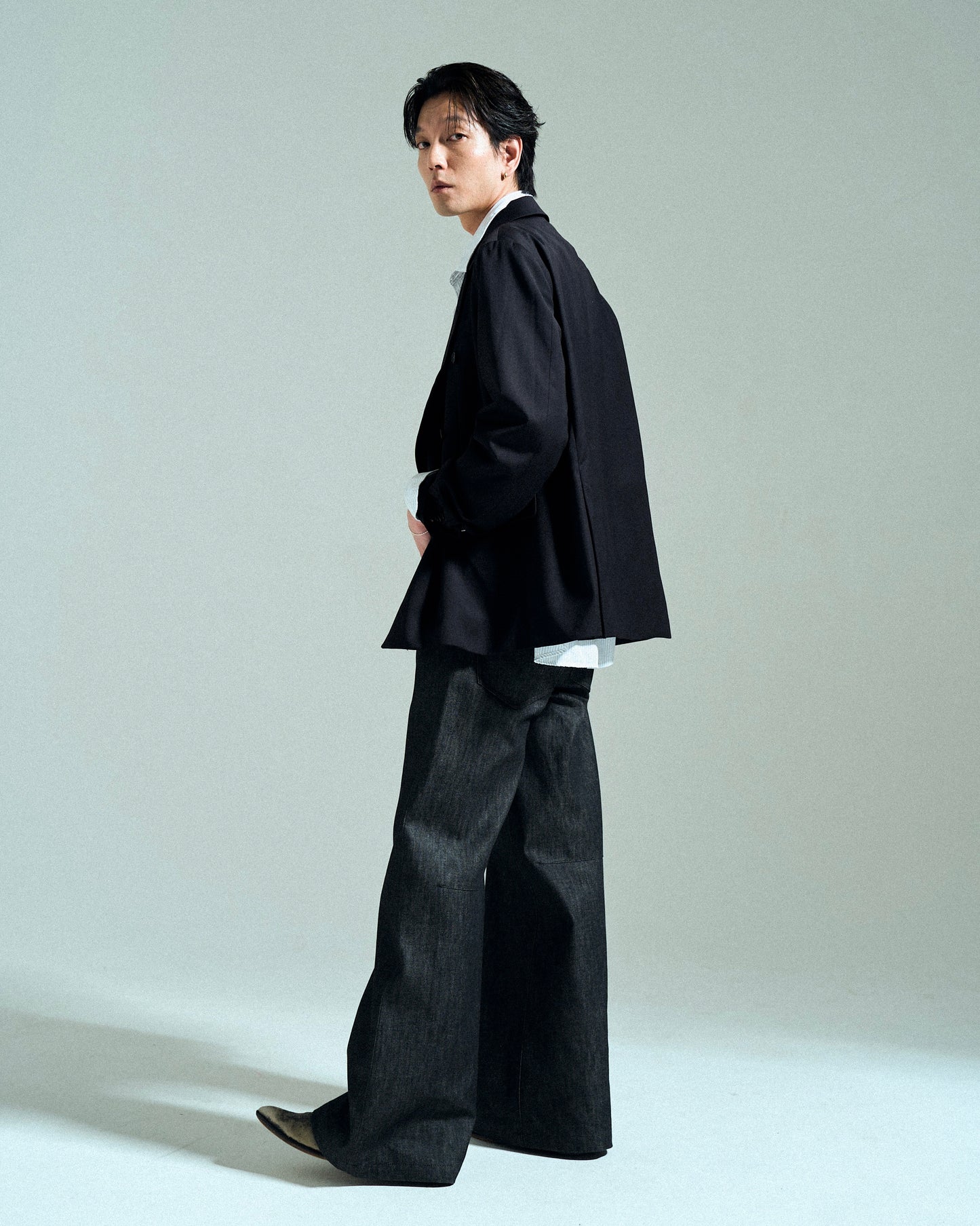 【MADE IN JAPAN】13OZ RIGID STRAIGHT SLUB DENIM