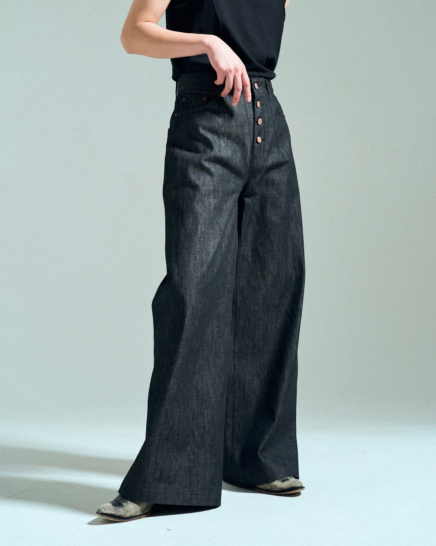 【MADE IN JAPAN】13OZ RIGID STRAIGHT SLUB DENIM