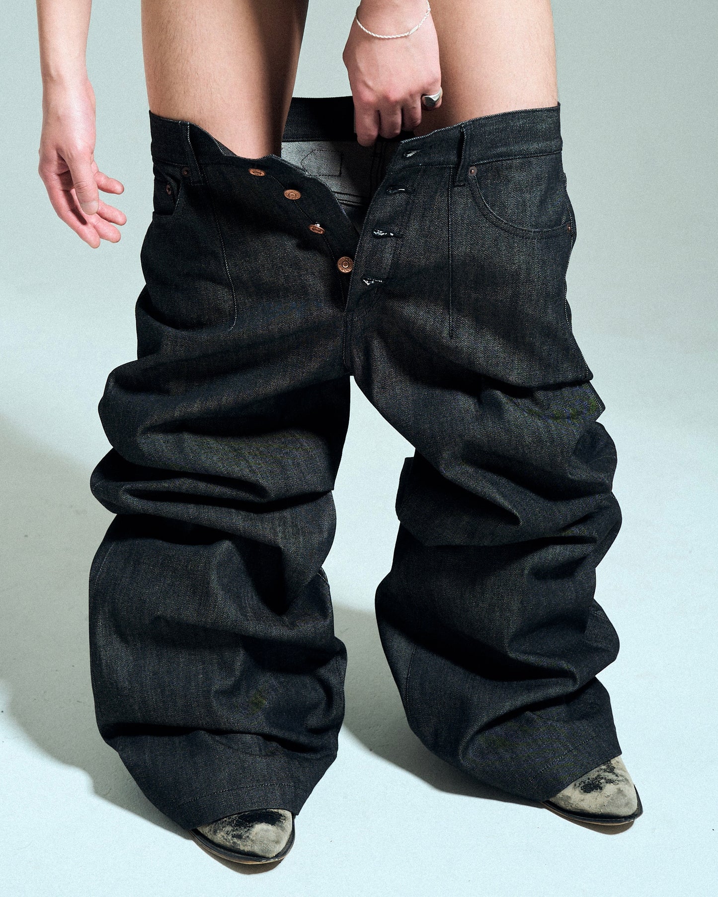 【MADE IN JAPAN】13OZ RIGID STRAIGHT SLUB DENIM