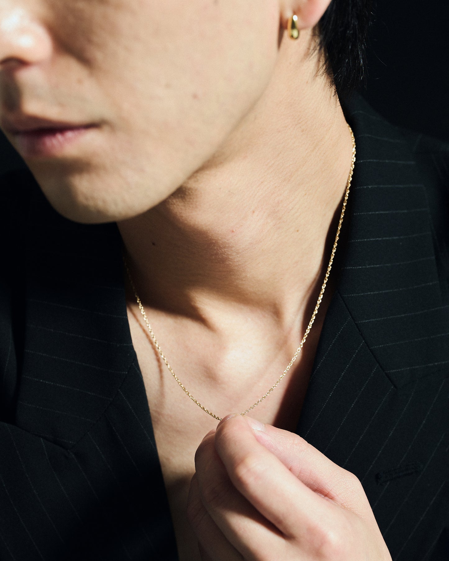 SILVER 925 TWIST CHAIN NECKLACE