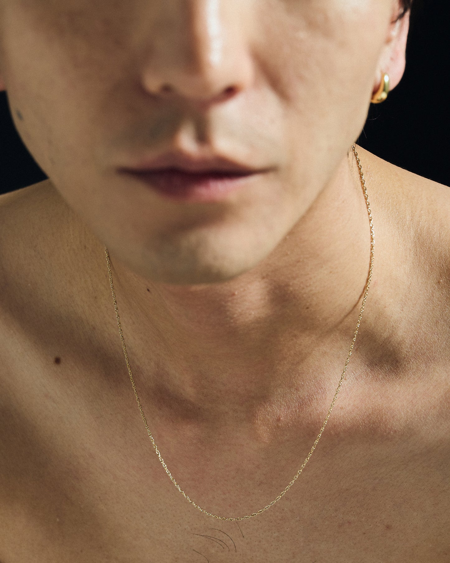 SILVER 925 TWIST CHAIN NECKLACE