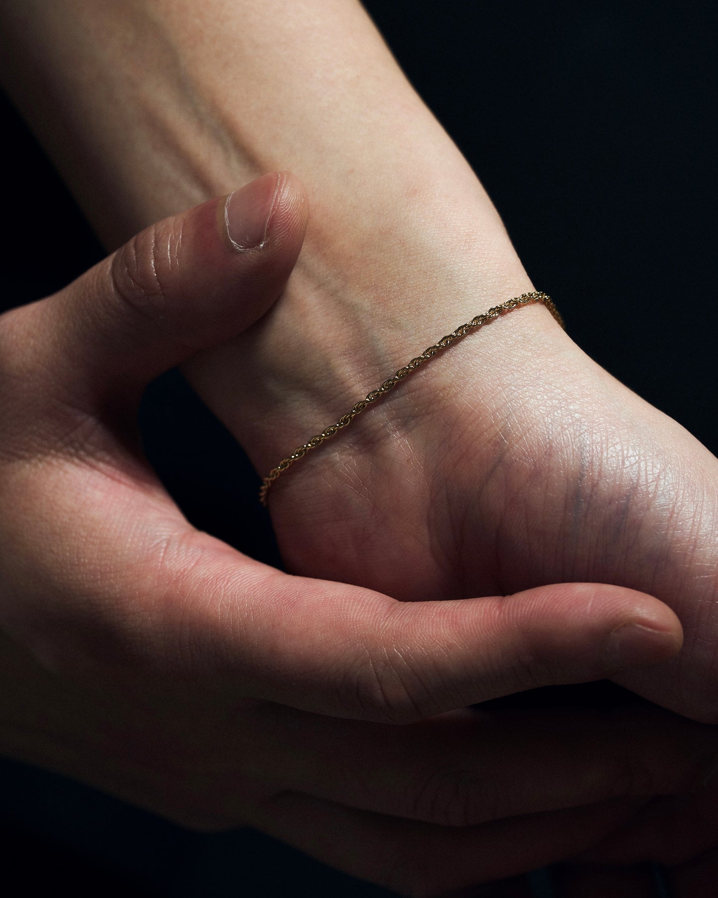 SILVER 925 TWIST CHAIN BRACELET