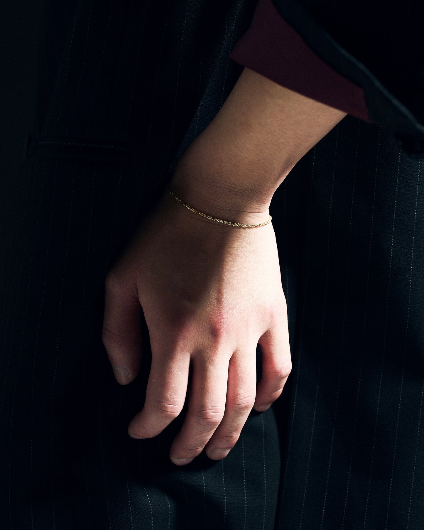 SILVER 925 TWIST CHAIN BRACELET