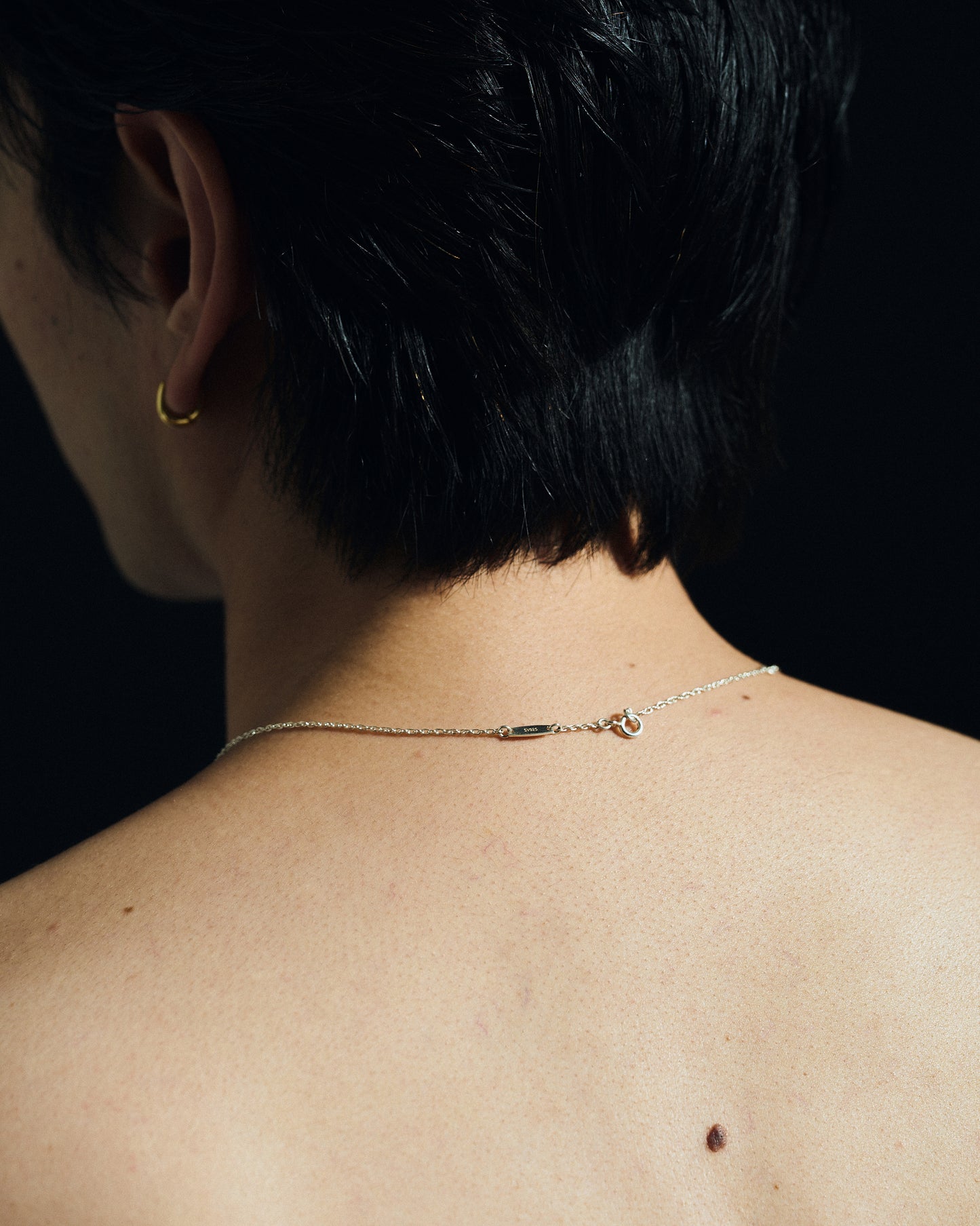 SILVER 925 TWIST CHAIN NECKLACE
