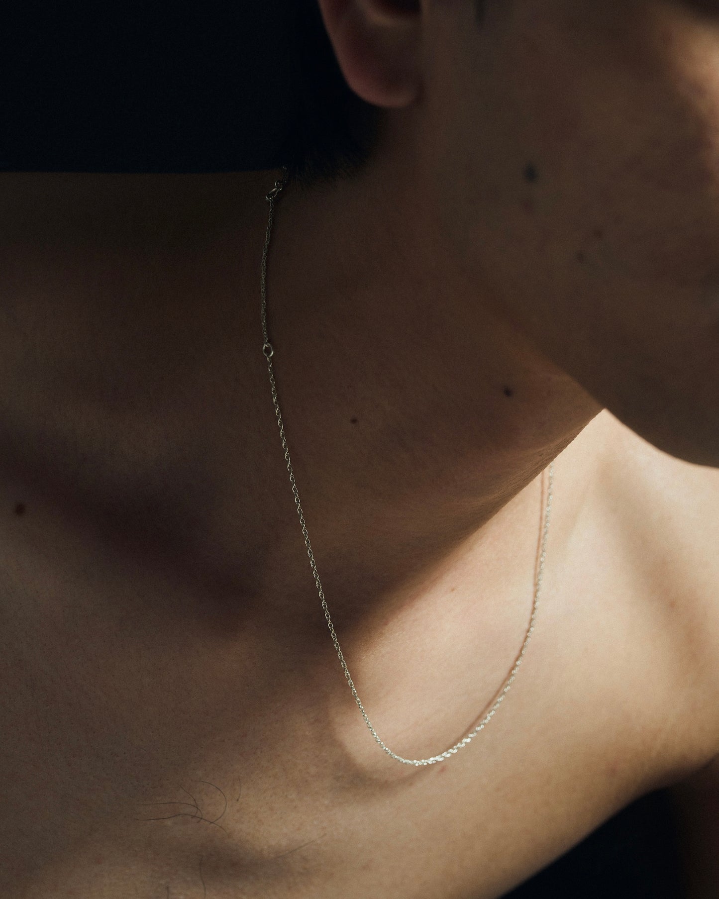 SILVER 925 TWIST CHAIN NECKLACE