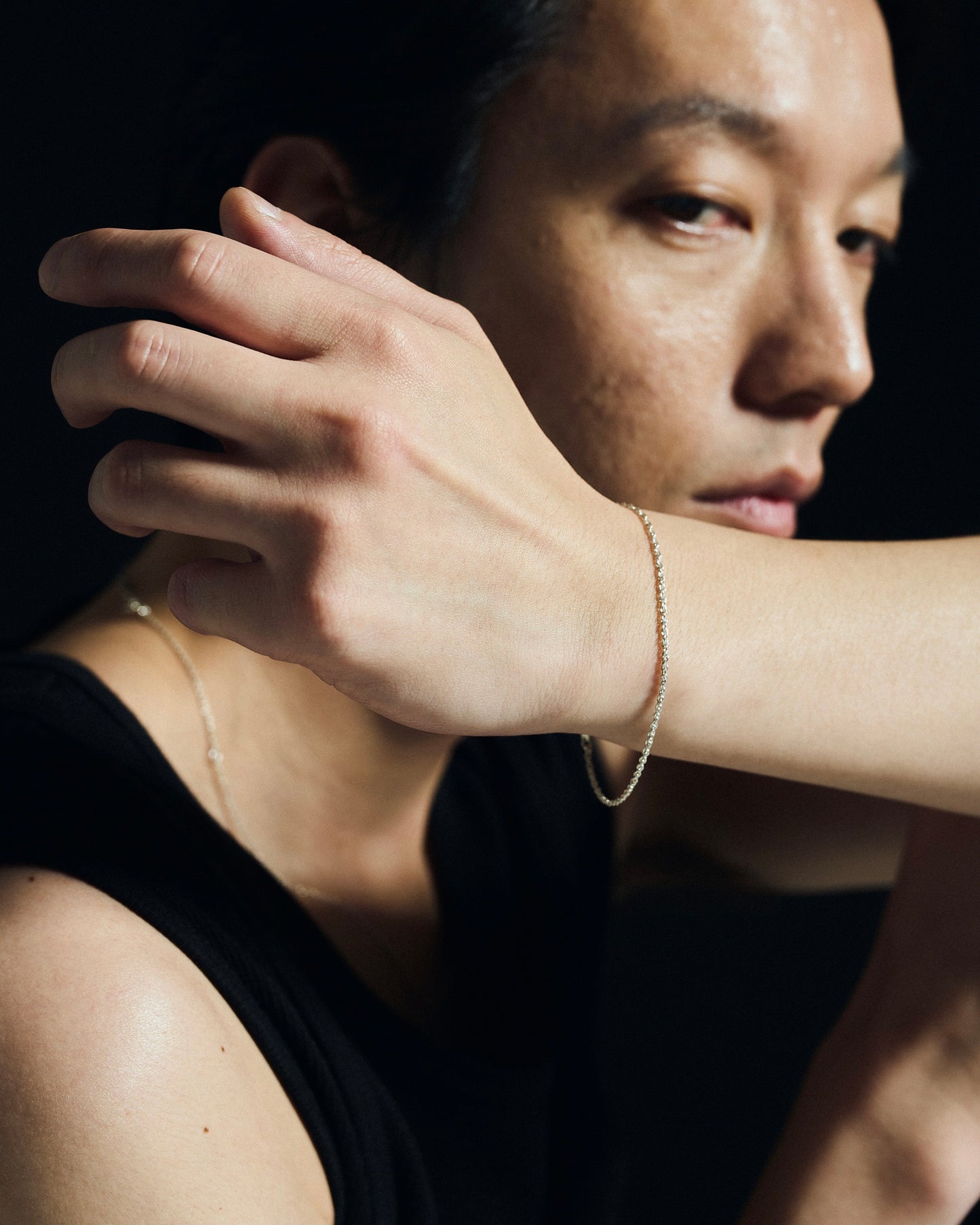 SILVER 925 TWIST CHAIN BRACELET