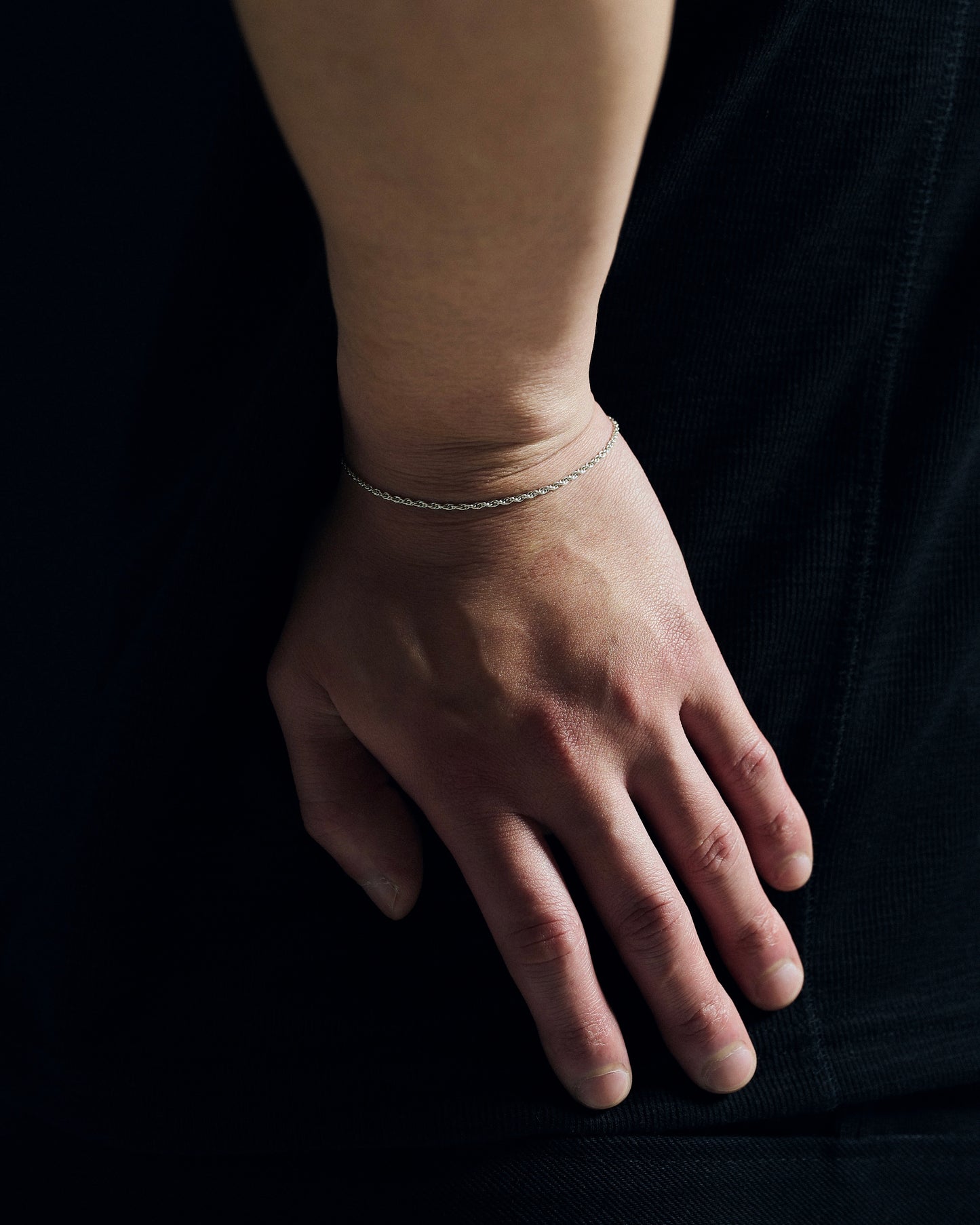 SILVER 925 TWIST CHAIN BRACELET