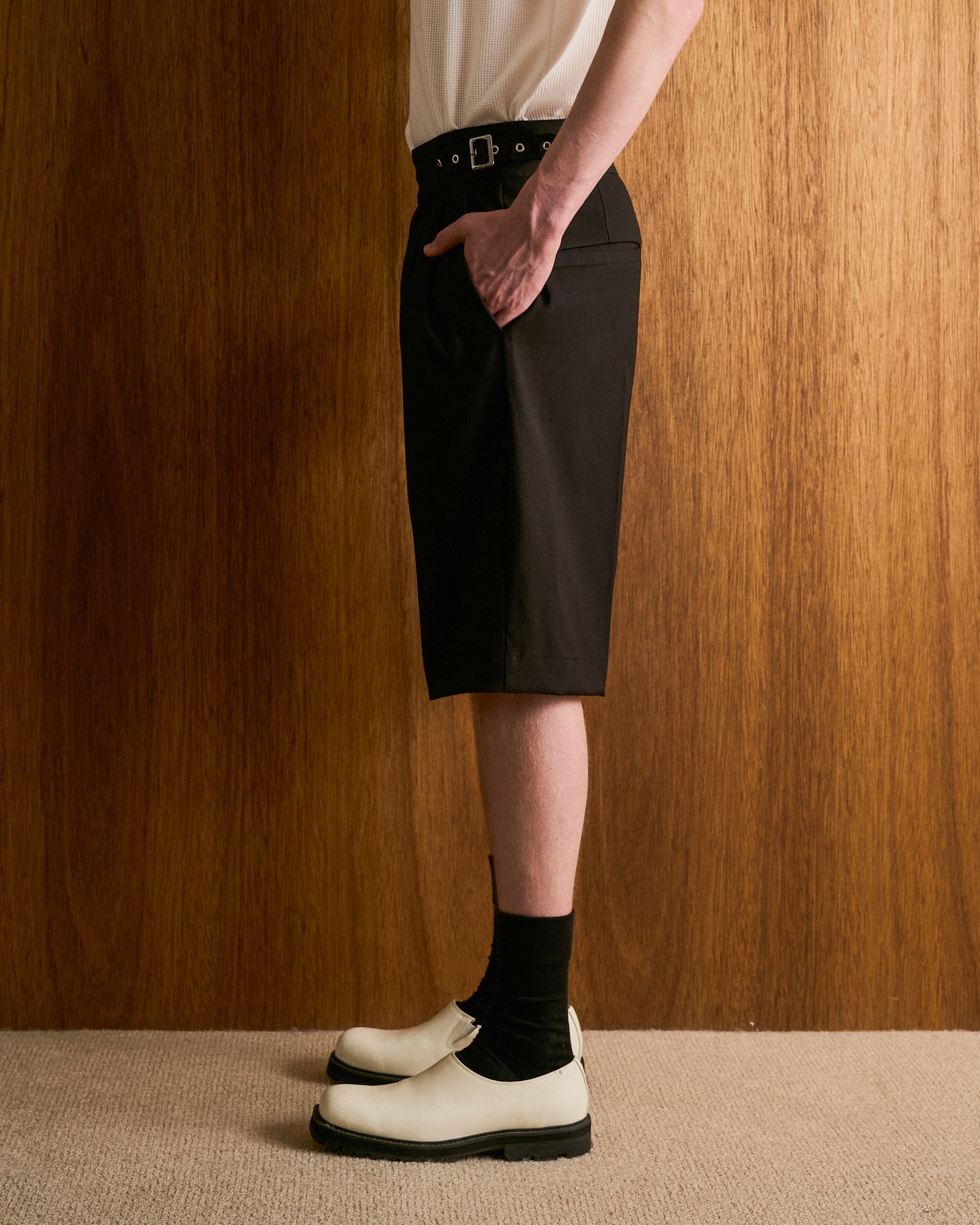 GURKHA SLACKS HIGH SHORTS – CAMPHOR WOOD - OFFICIAL ONLINE STORE