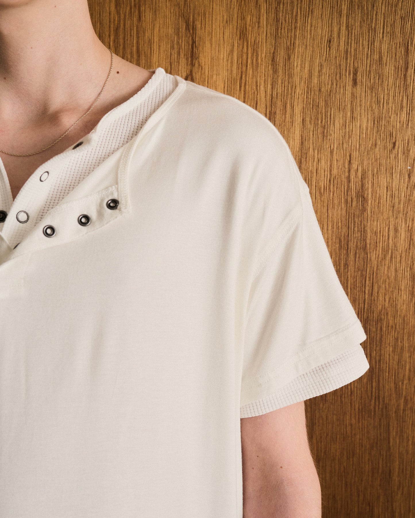 2PIECE HENELY-NECK H/S TEE