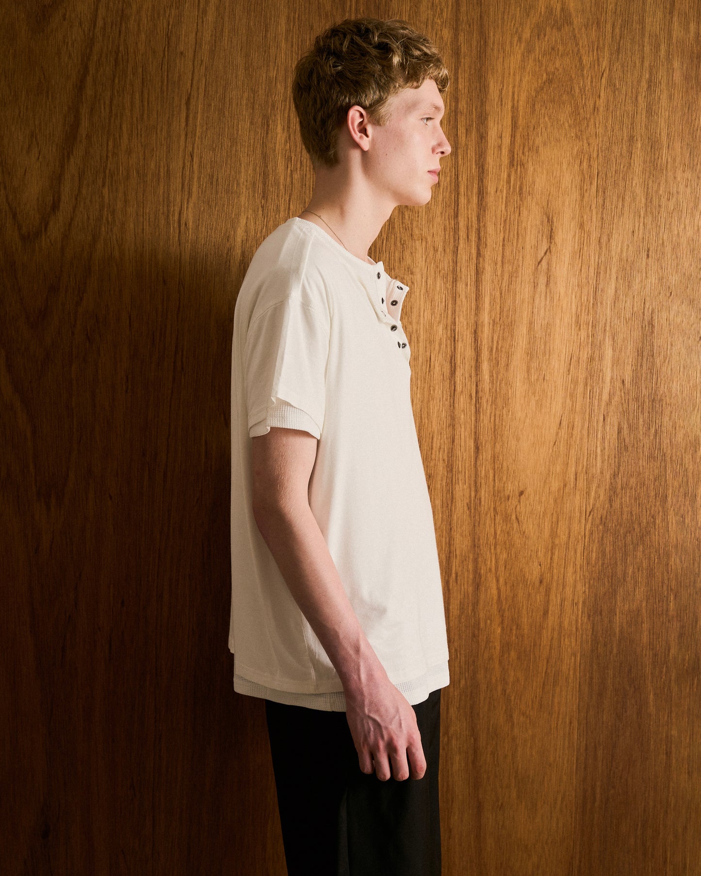 2PIECE HENELY-NECK H/S TEE