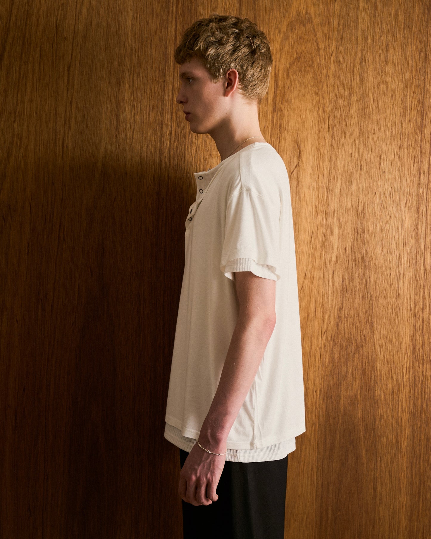 2PIECE HENELY-NECK H/S TEE