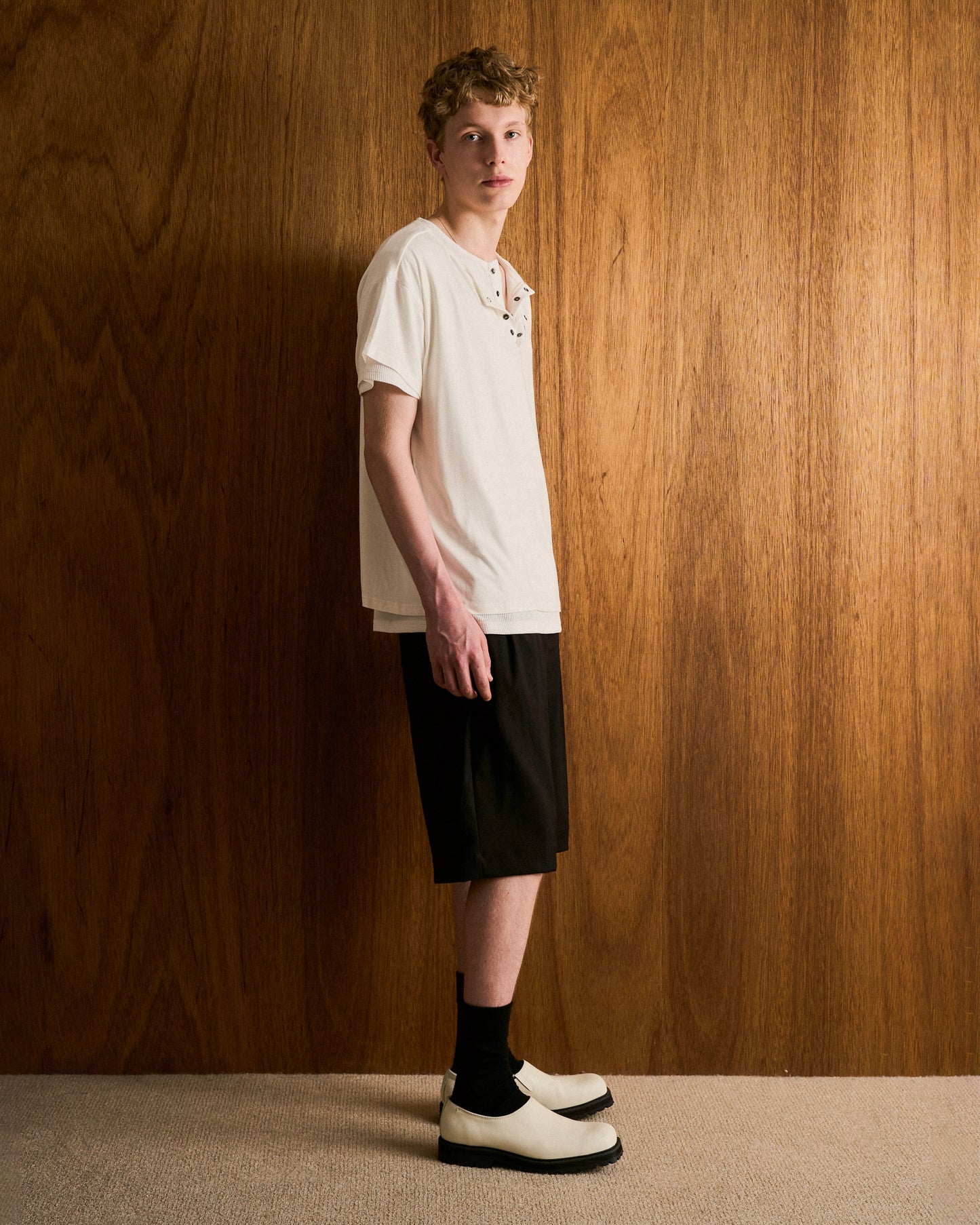 2PIECE HENELY-NECK H/S TEE