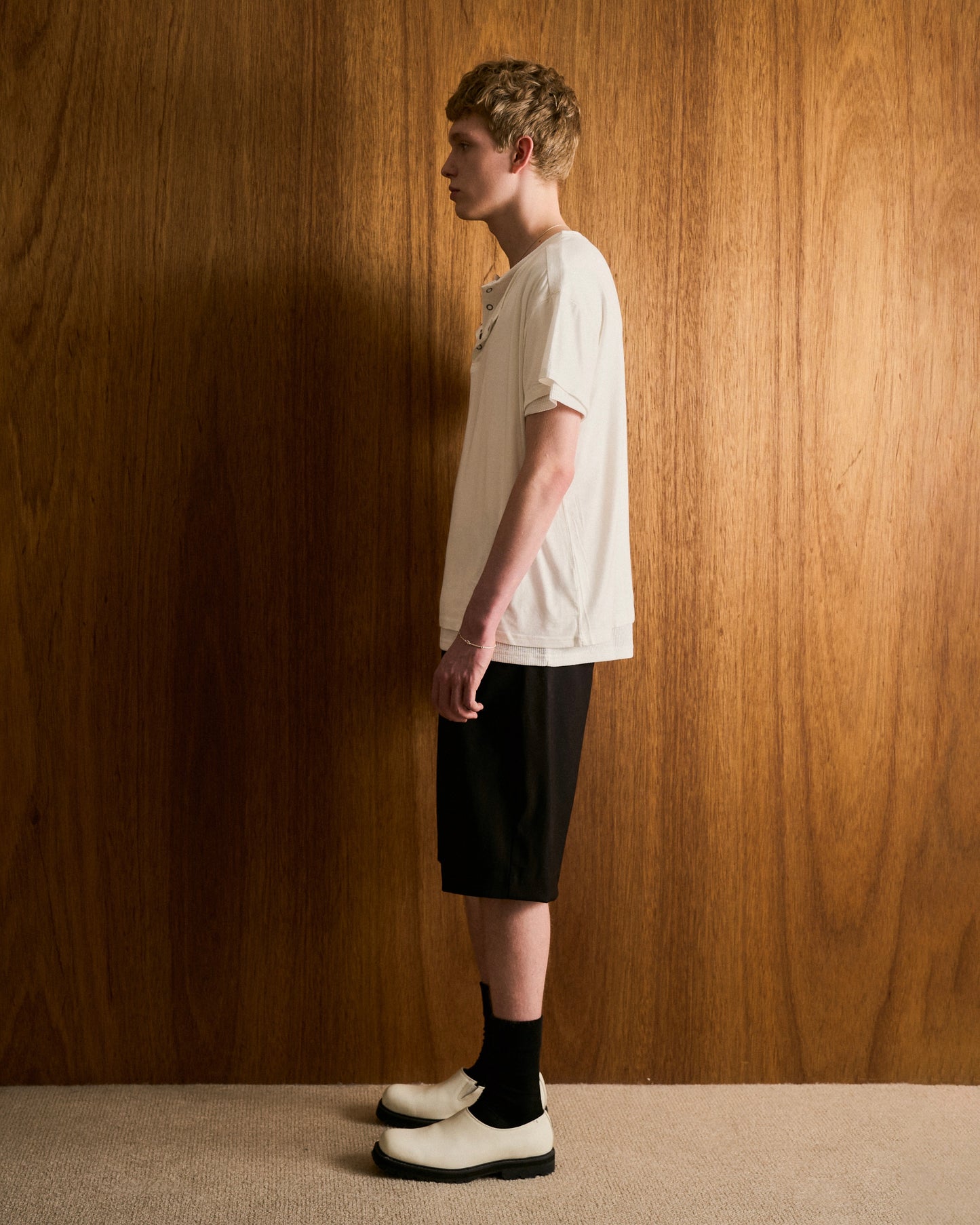 2PIECE HENELY-NECK H/S TEE