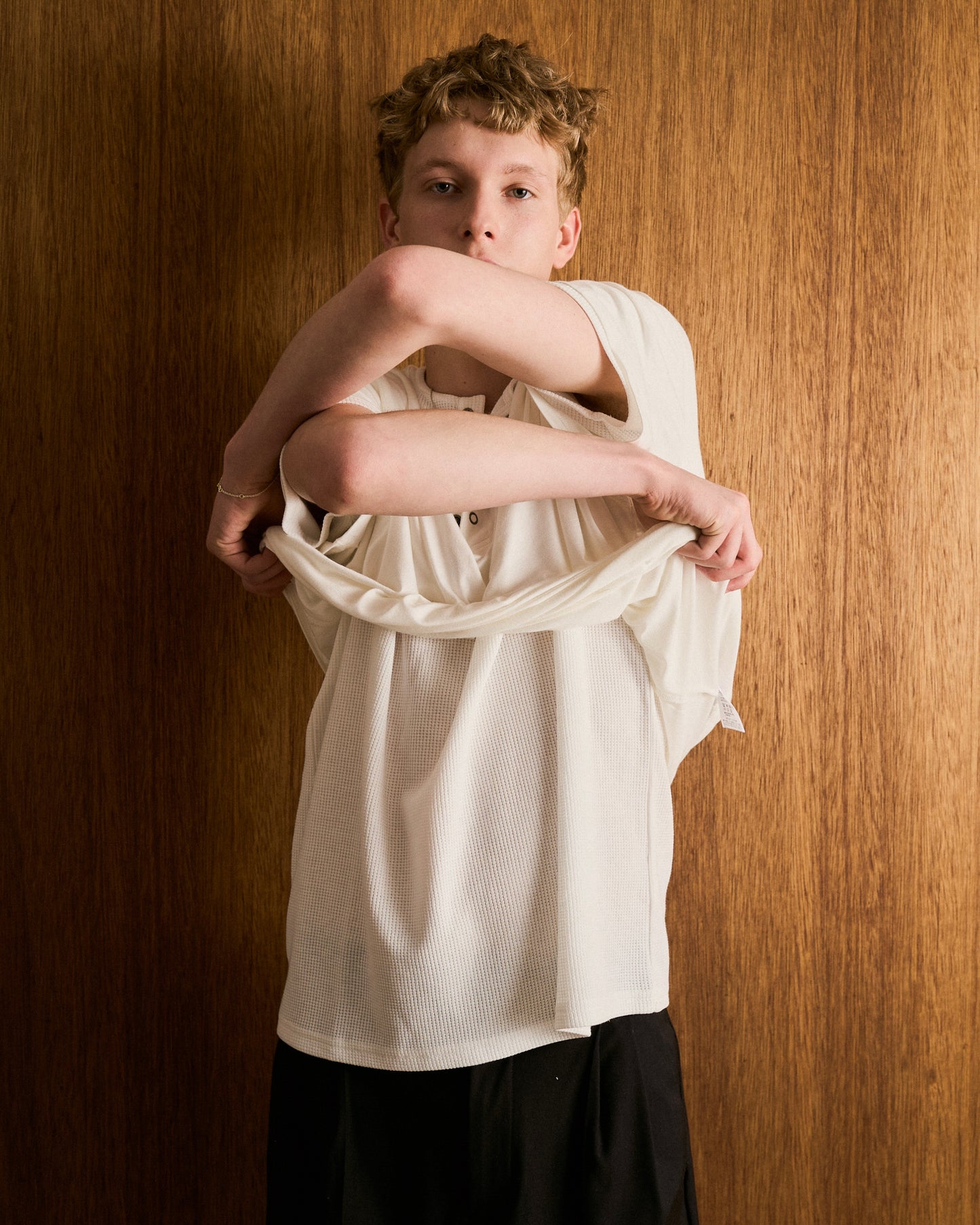 2PIECE HENELY-NECK H/S TEE