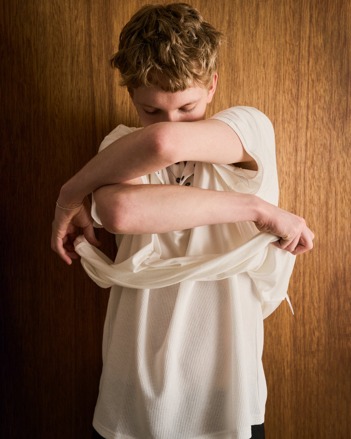 2PIECE HENELY-NECK H/S TEE
