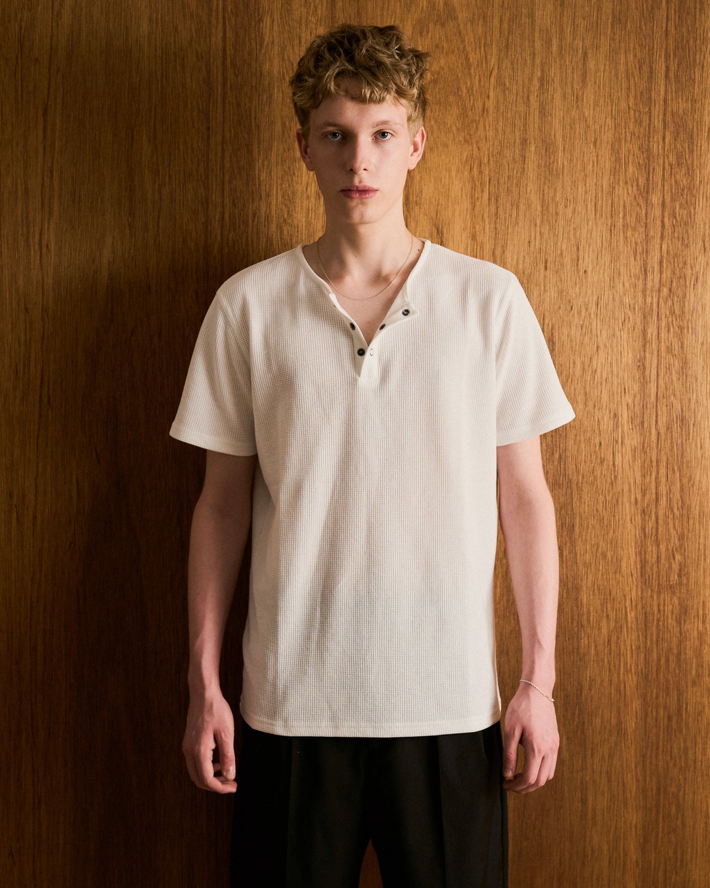 2PIECE HENELY-NECK H/S TEE