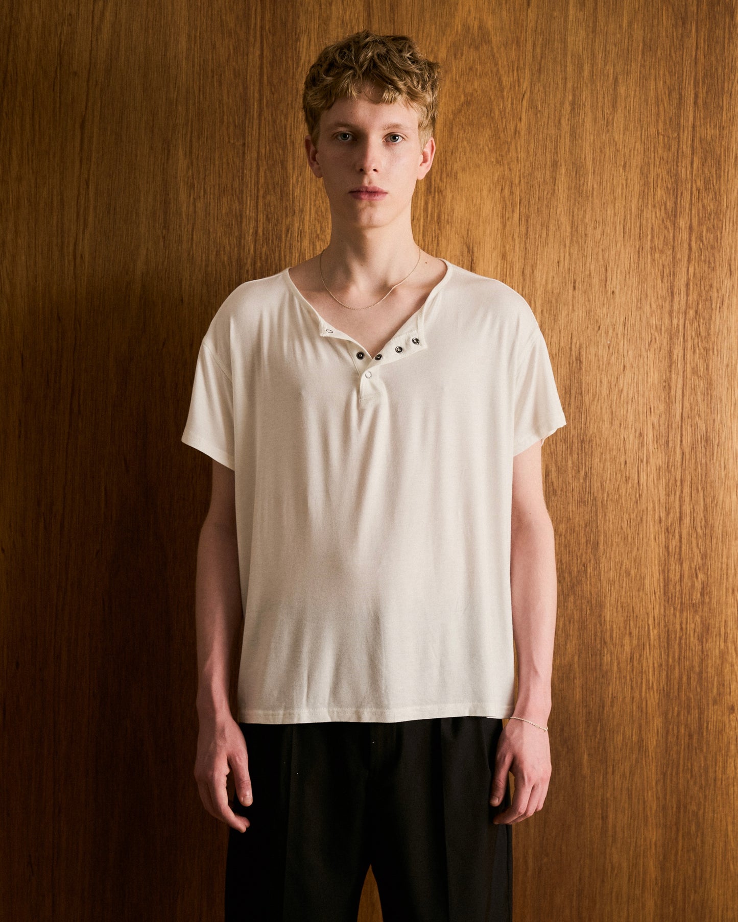 2PIECE HENELY-NECK H/S TEE