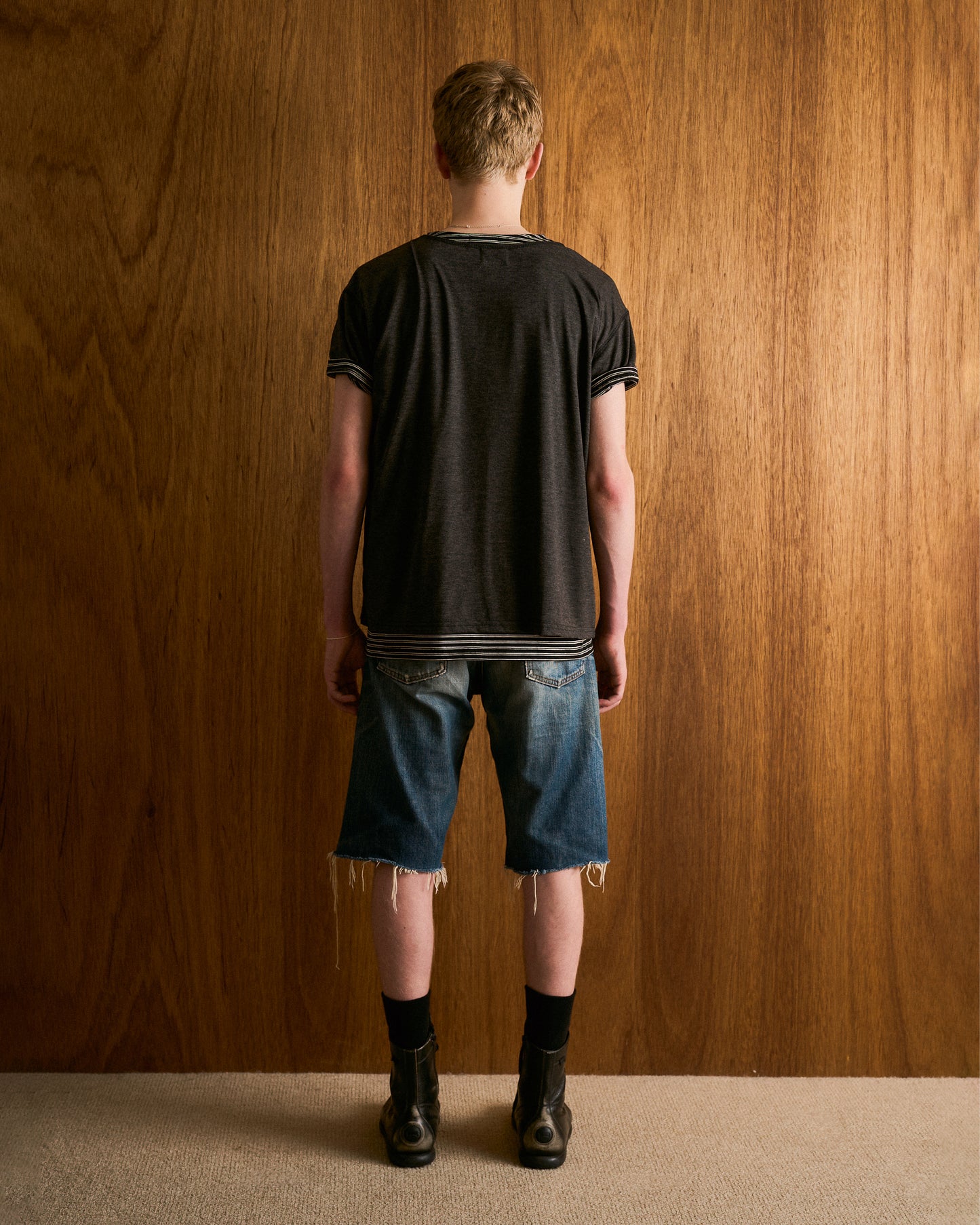 2PIECE HENELY-NECK H/S TEE
