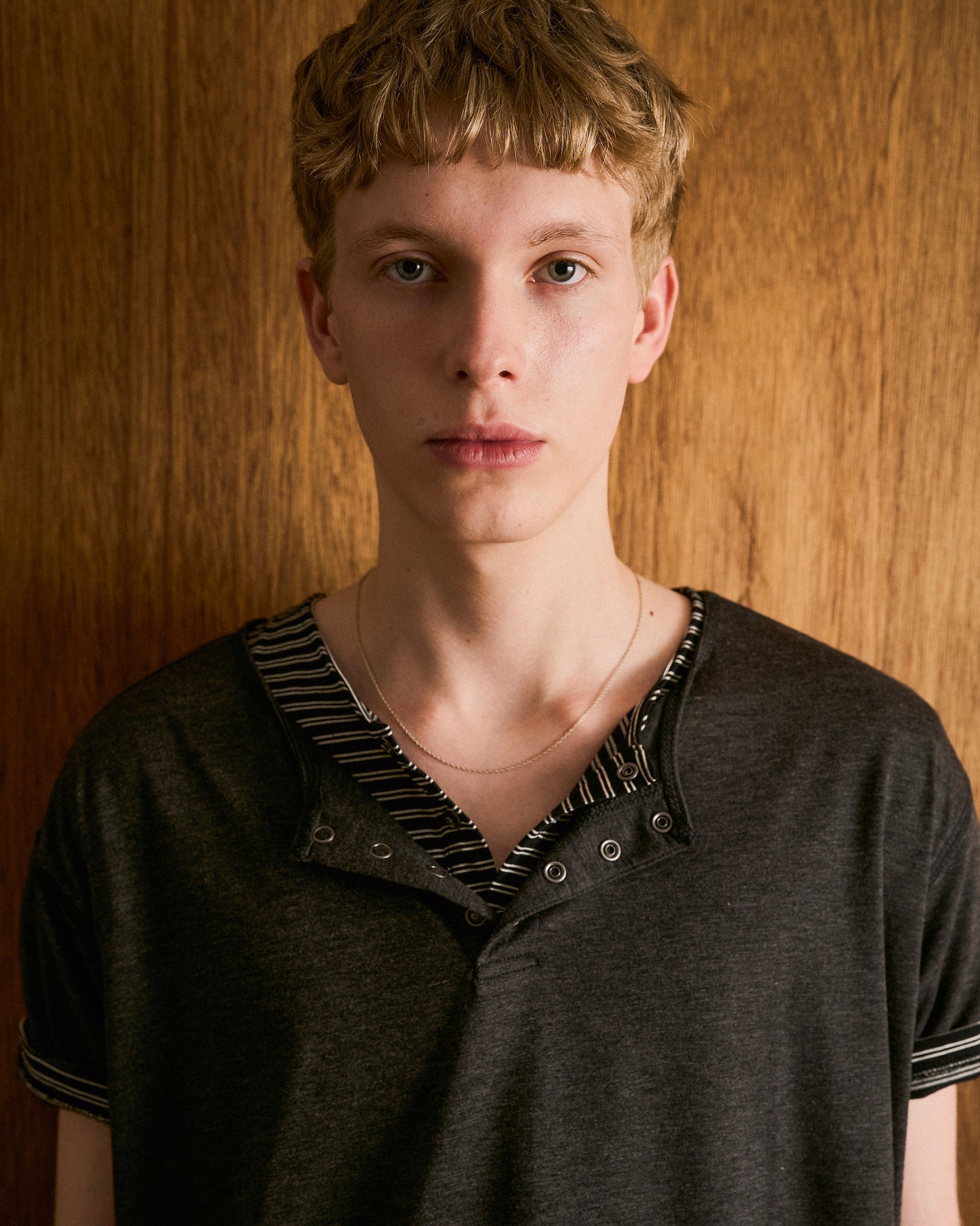 2PIECE HENELY-NECK H/S TEE