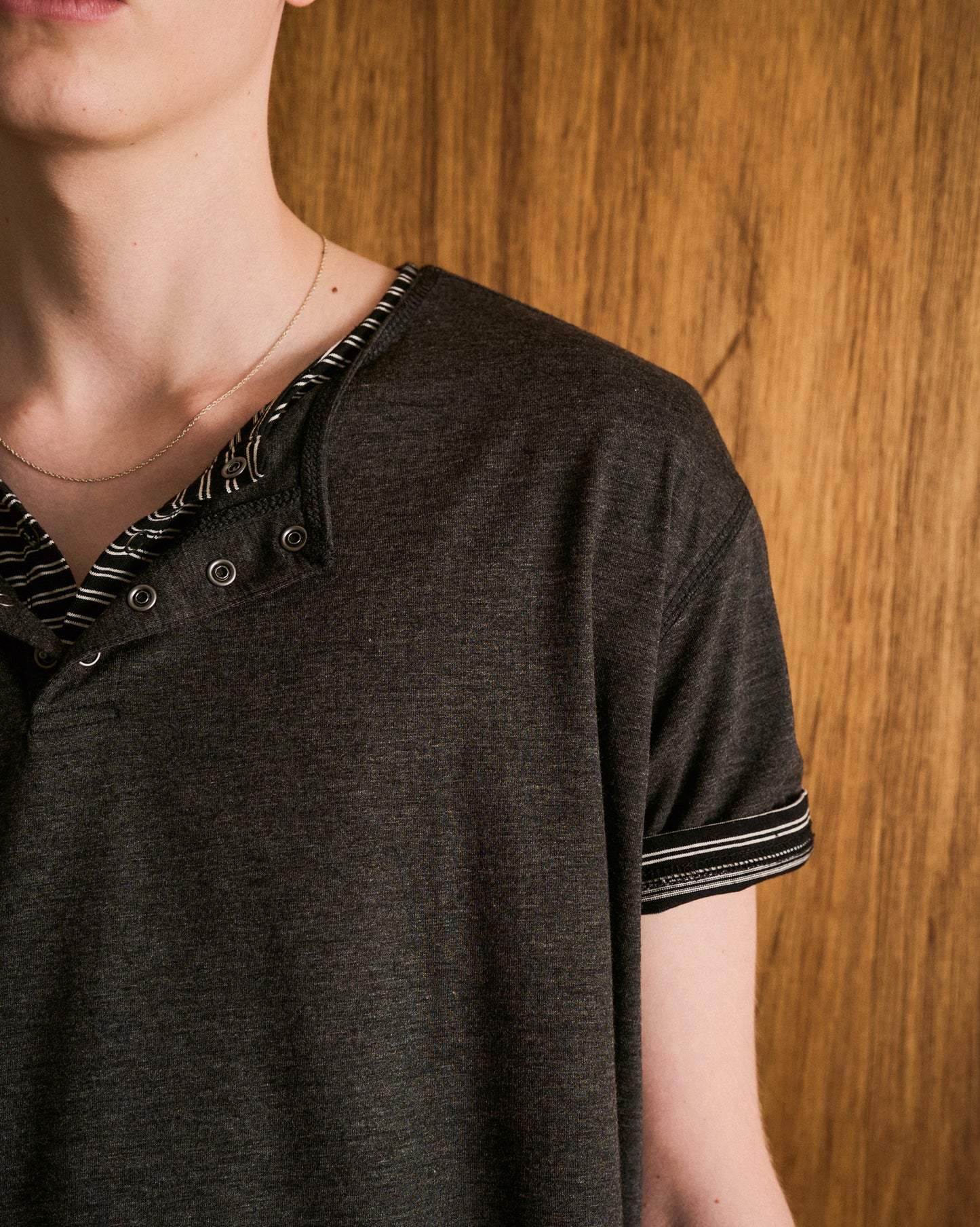 2PIECE HENELY-NECK H/S TEE