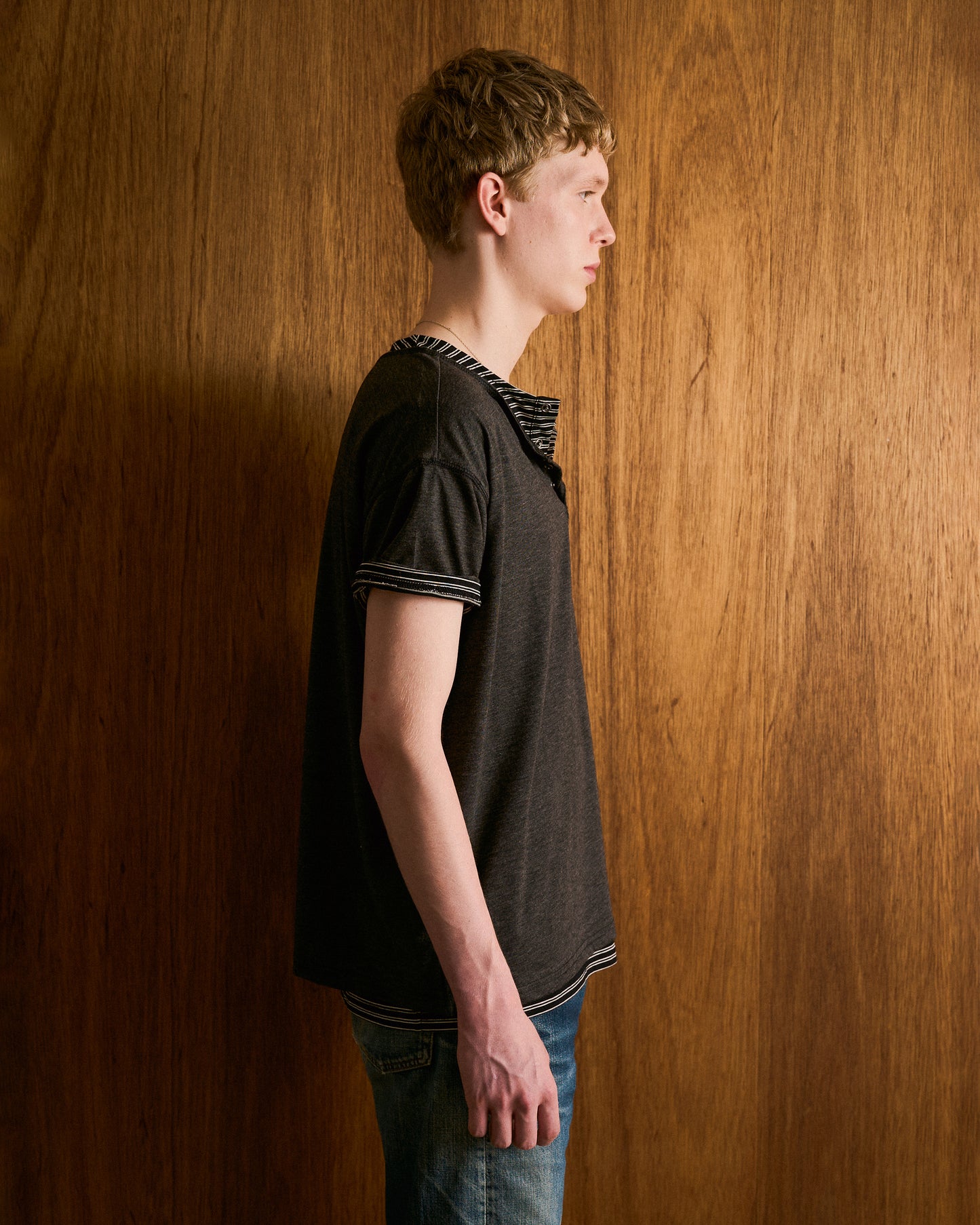 2PIECE HENELY-NECK H/S TEE