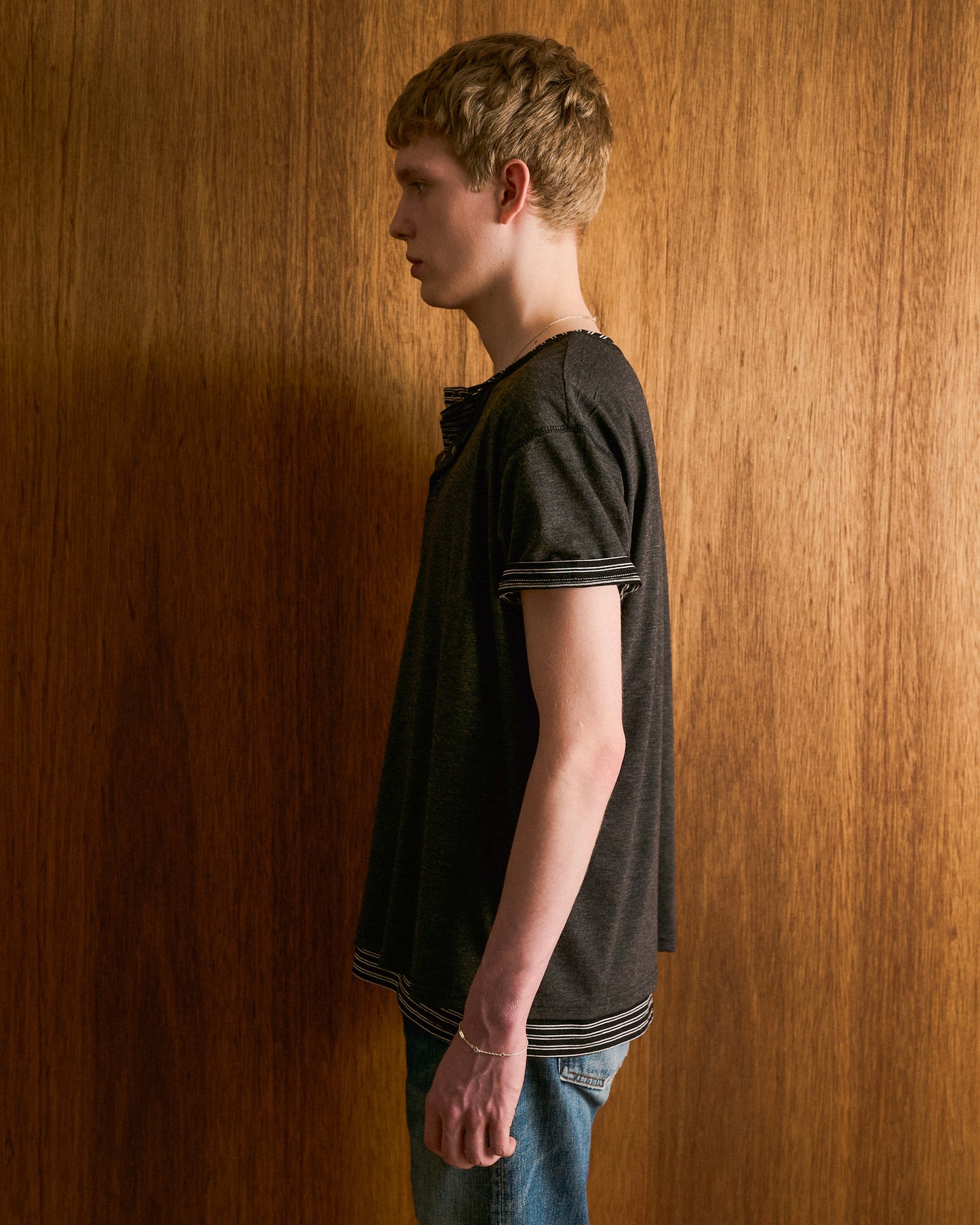 2PIECE HENELY-NECK H/S TEE