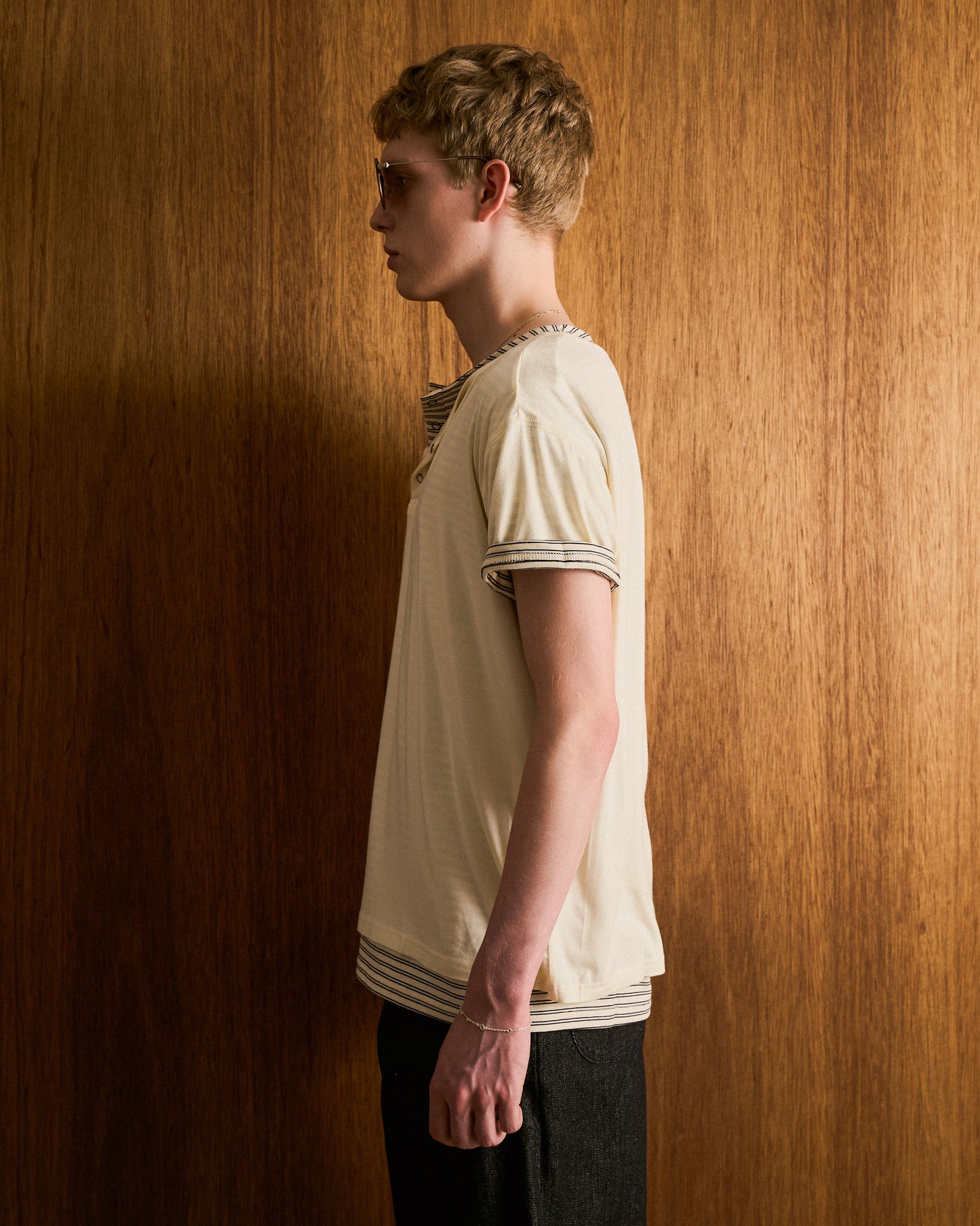 2PIECE HENELY-NECK H/S TEE