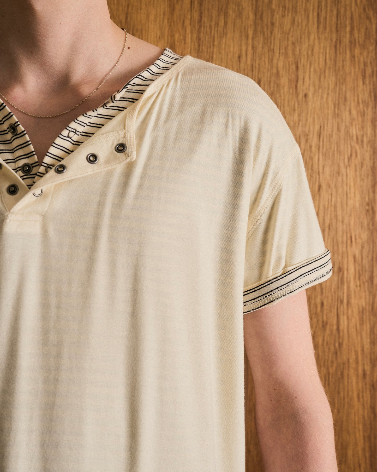 2PIECE HENELY-NECK H/S TEE