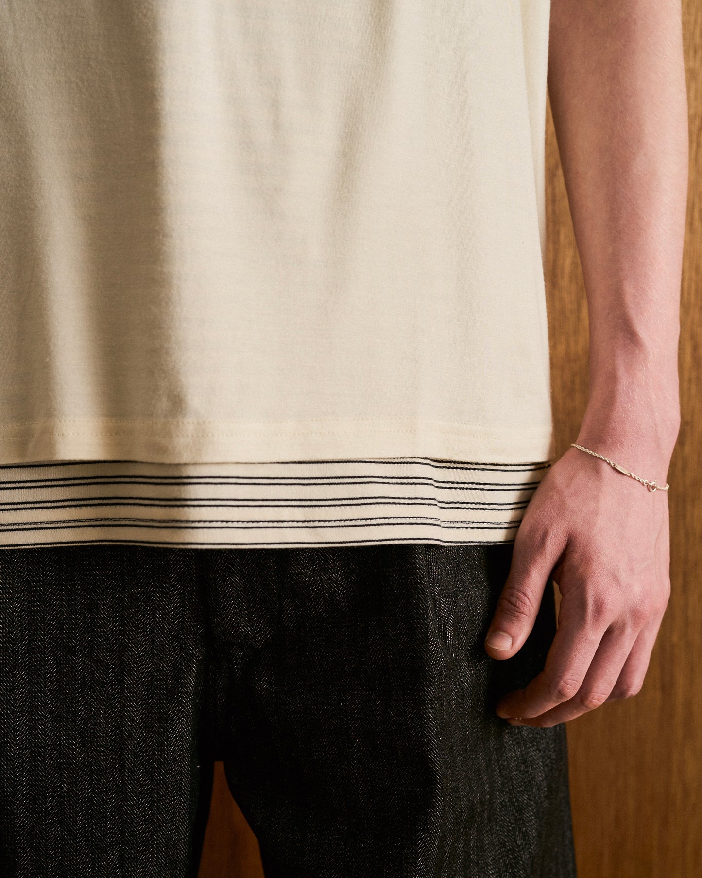 2PIECE HENELY-NECK H/S TEE