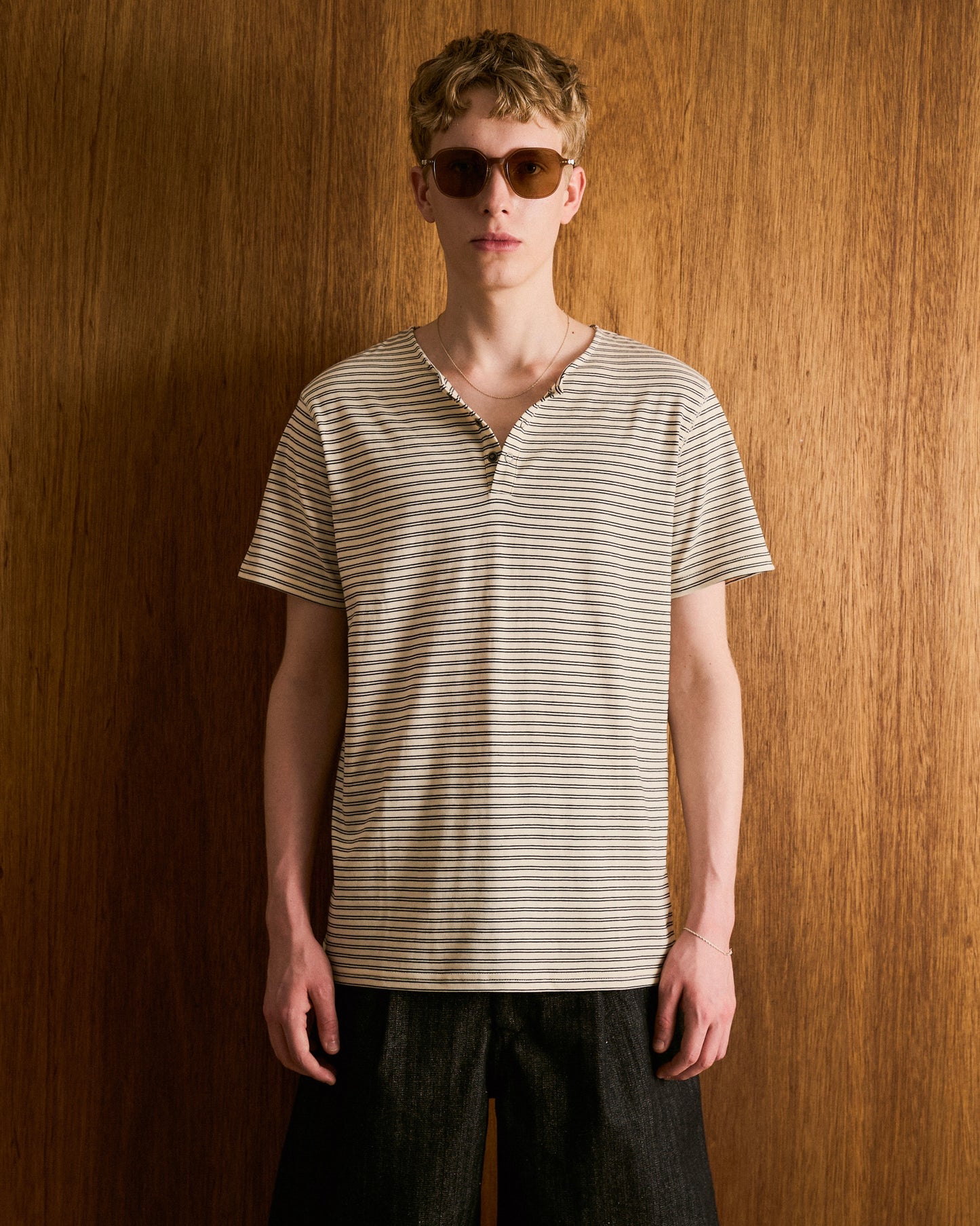 2PIECE HENELY-NECK H/S TEE