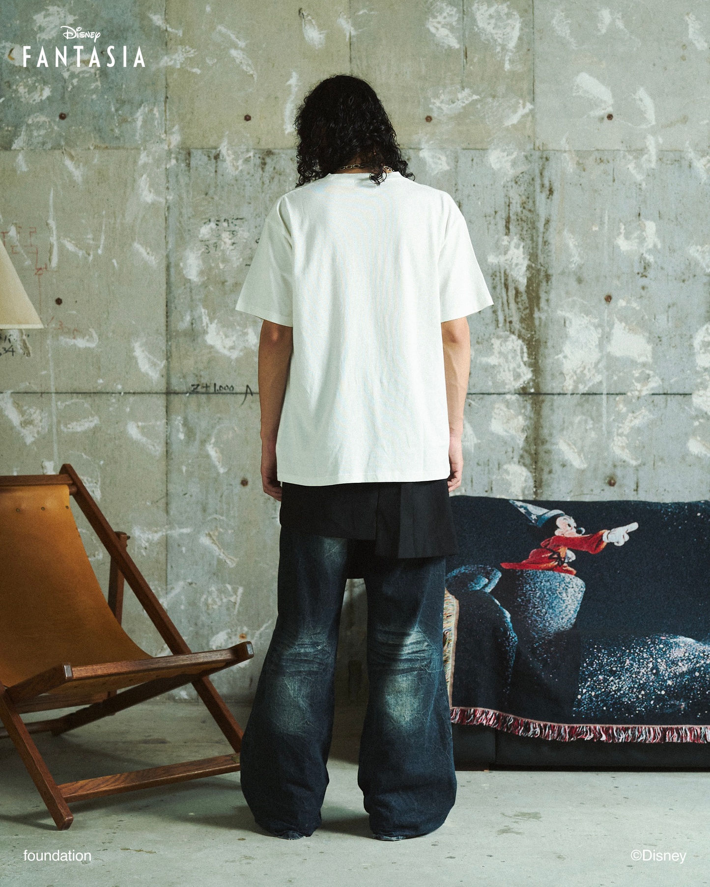 DISNEY / FANTASIA / GLITTER GRAPHIC TEE