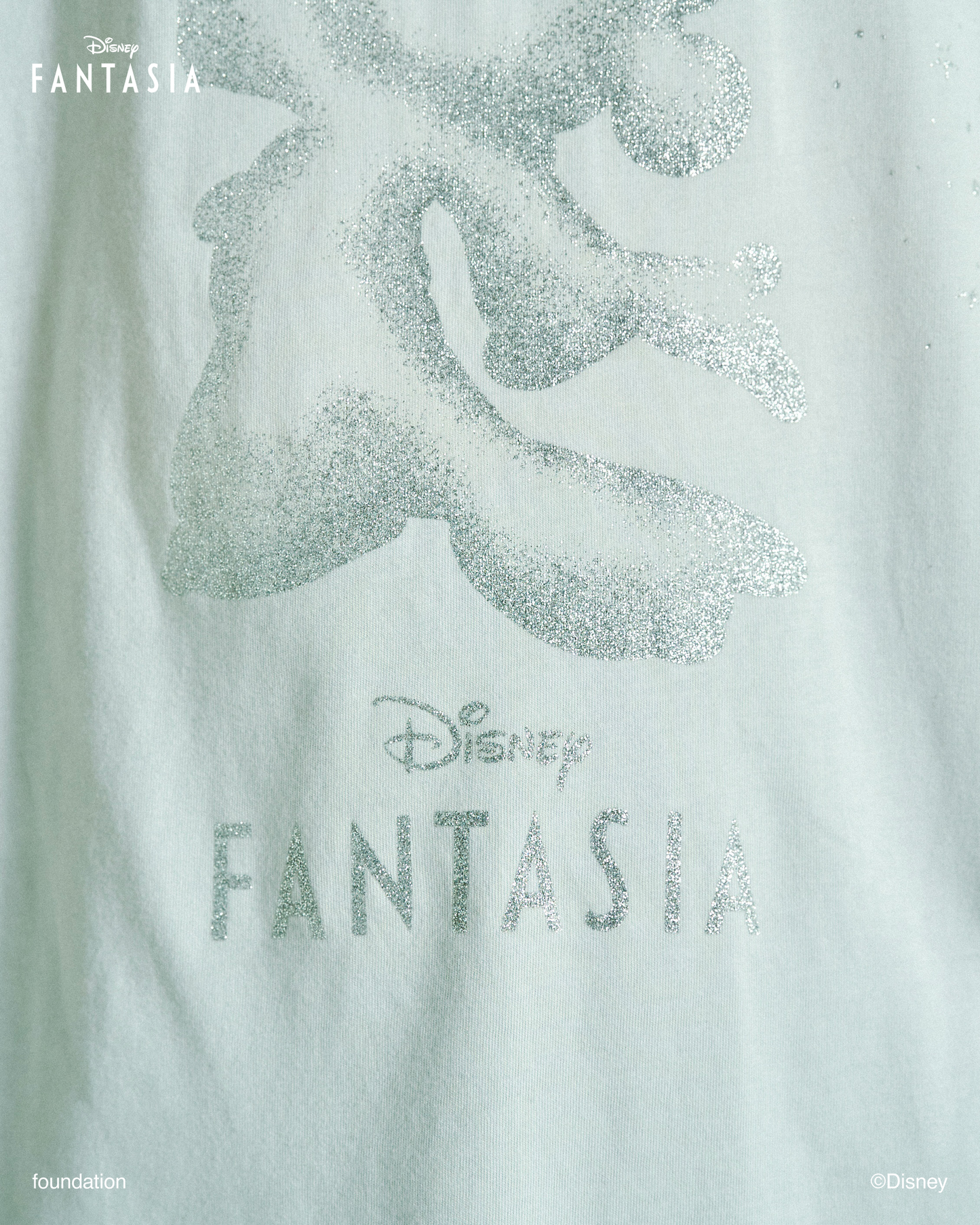 DISNEY / FANTASIA / GLITTER GRAPHIC TEE
