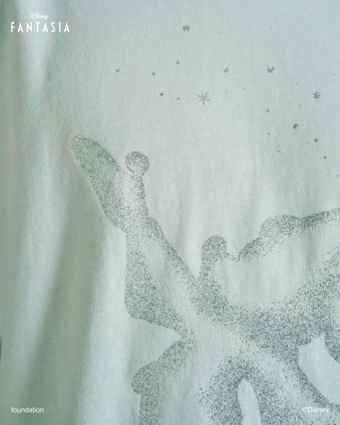 DISNEY / FANTASIA / GLITTER GRAPHIC TEE