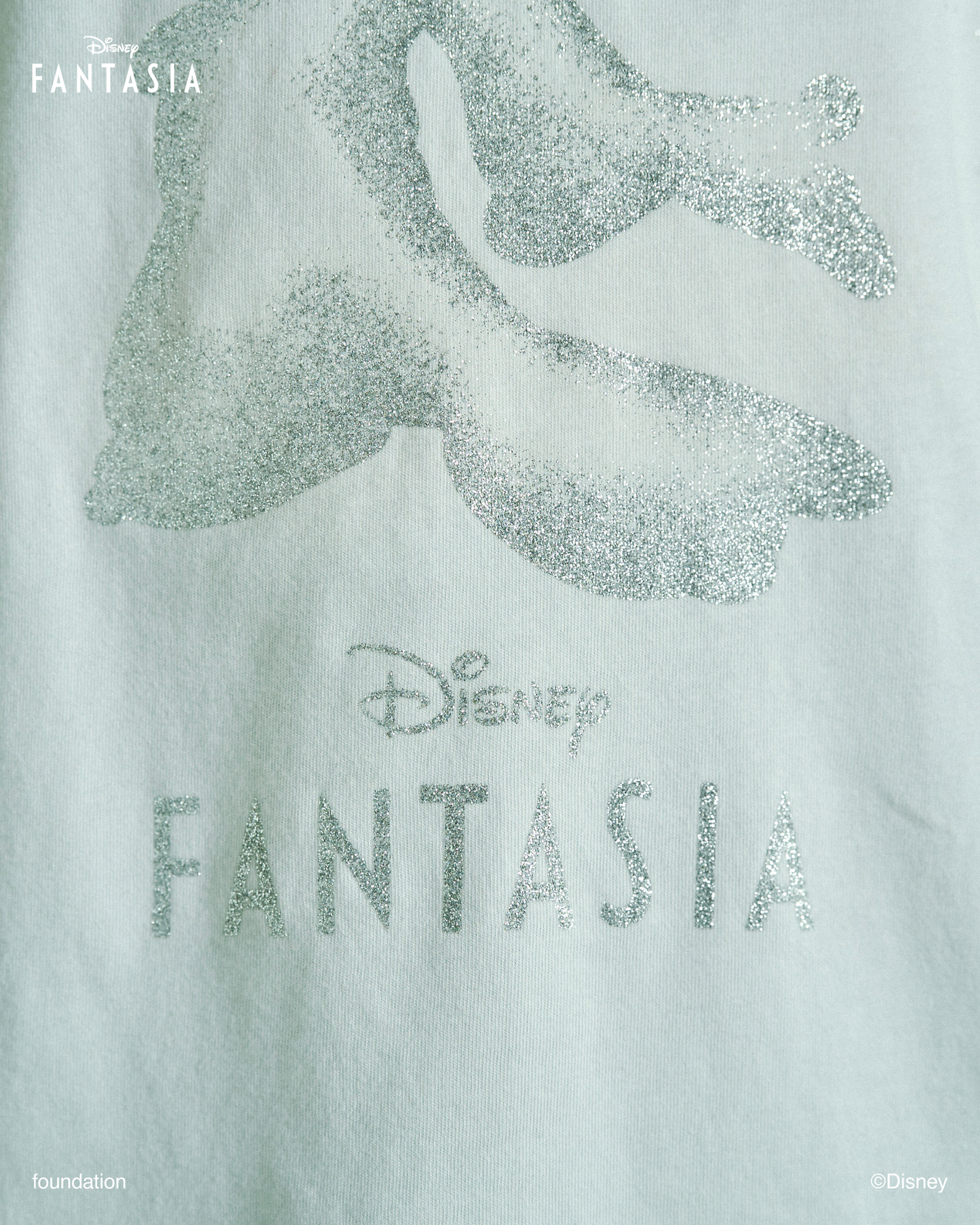 DISNEY / FANTASIA / GLITTER GRAPHIC TEE