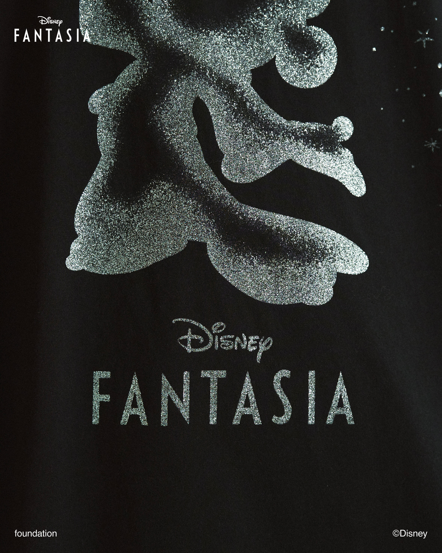 DISNEY / FANTASIA / GLITTER GRAPHIC TEE